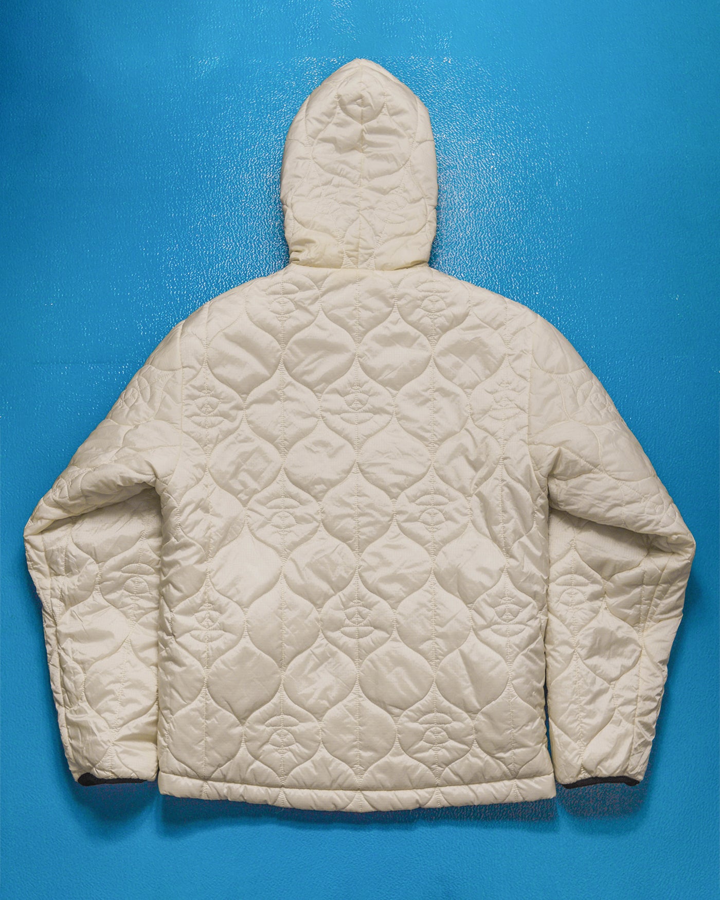 Reversible Onion Quilted Military Liner Style Black / Cream Jacket (M)