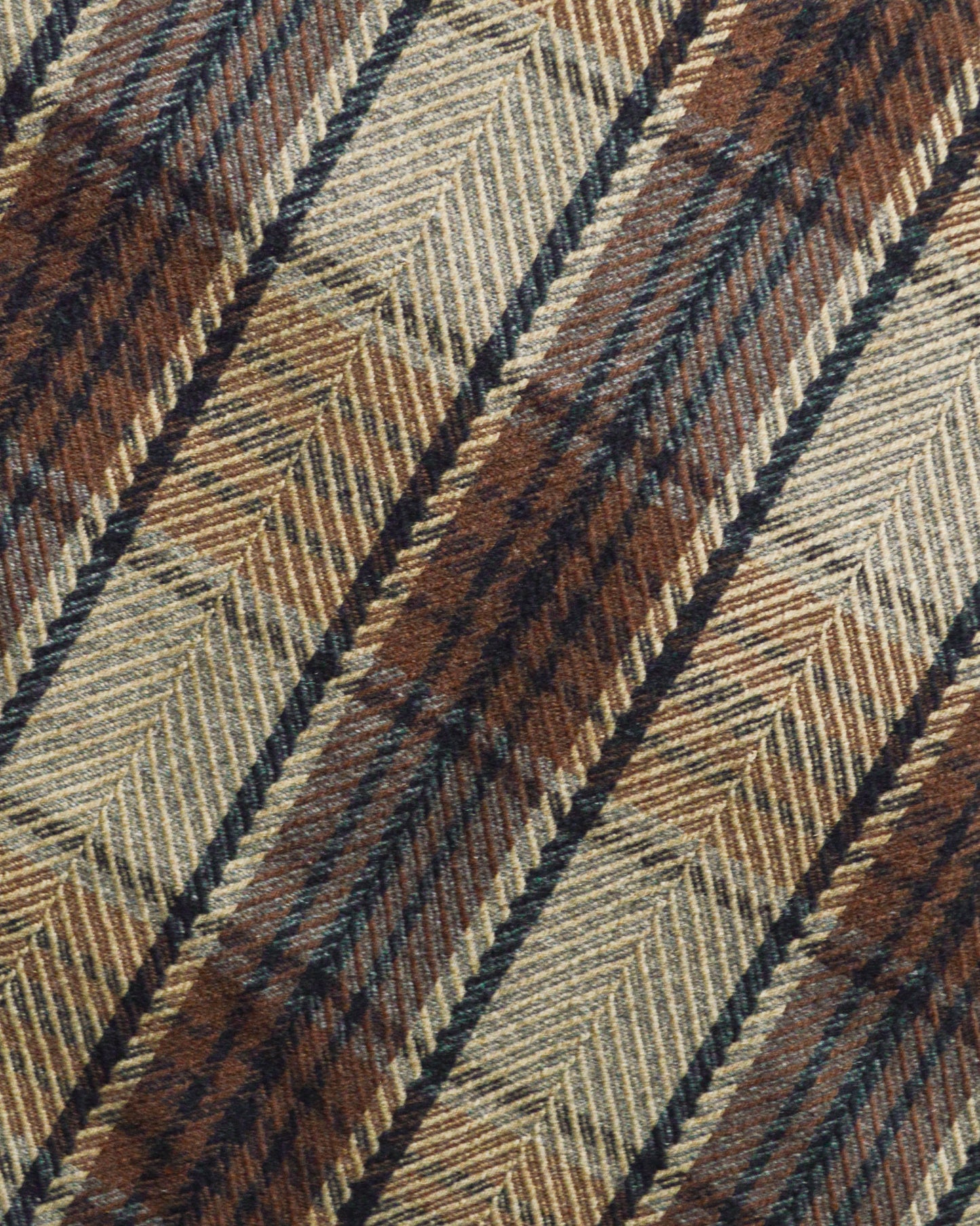 1993 Ideas From Massimo Osti Brown Woven Check Jacket (L~XL)