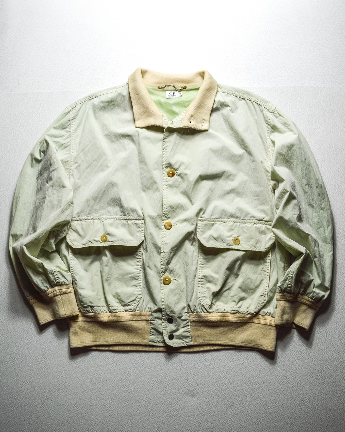 1996 Mint Cream Patch Pocket Jacket (L~XL)