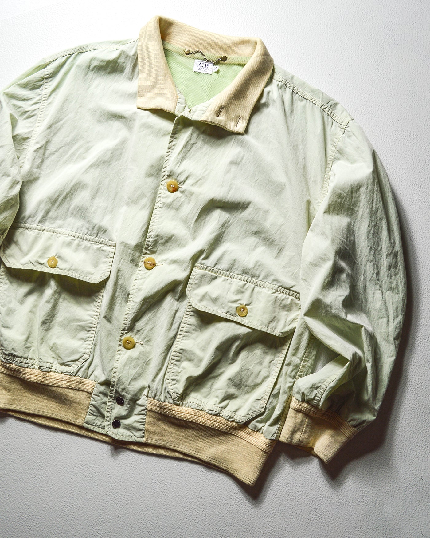 1996 Mint Cream Patch Pocket Jacket (L~XL)
