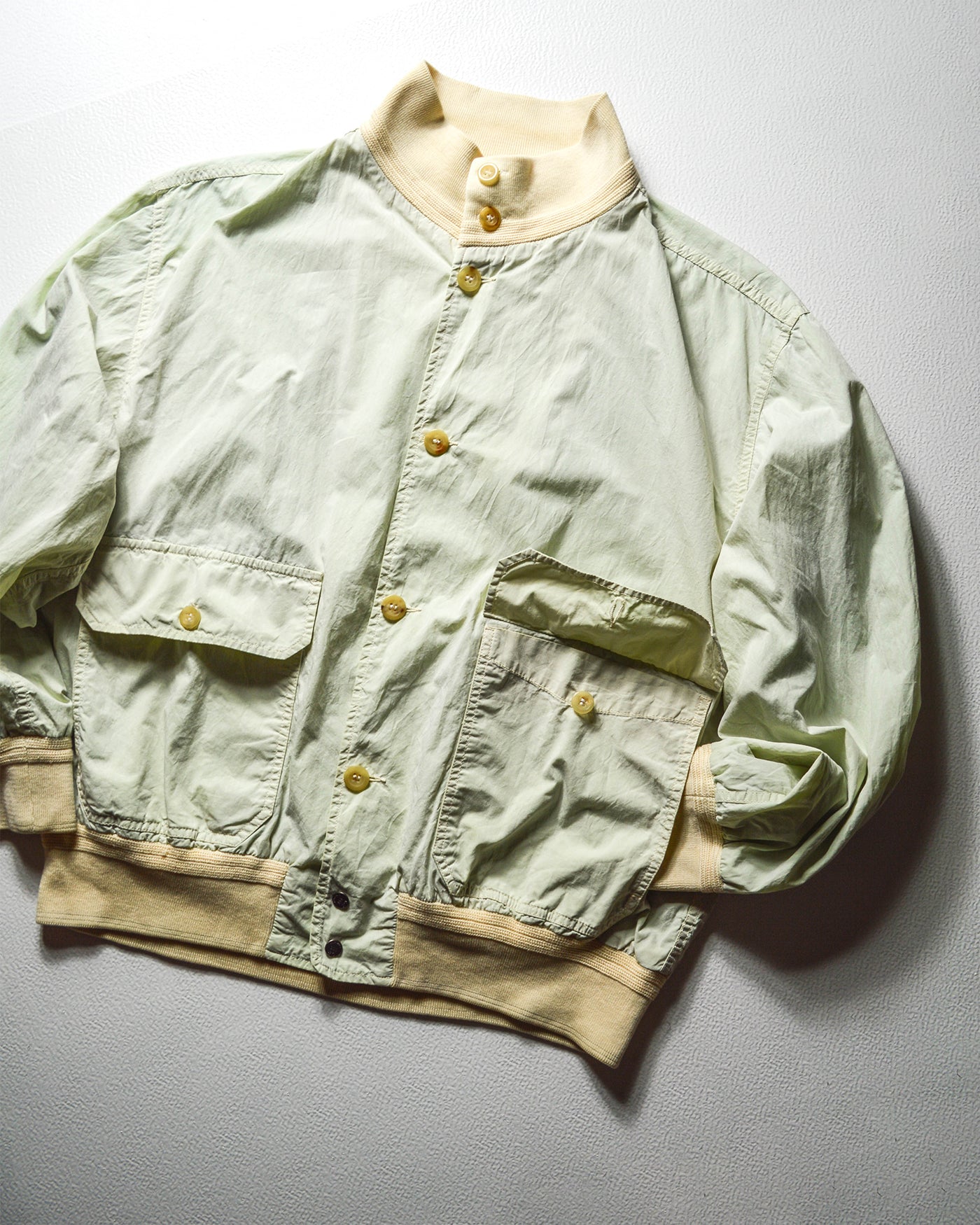 1996 Mint Cream Patch Pocket Jacket (L~XL)