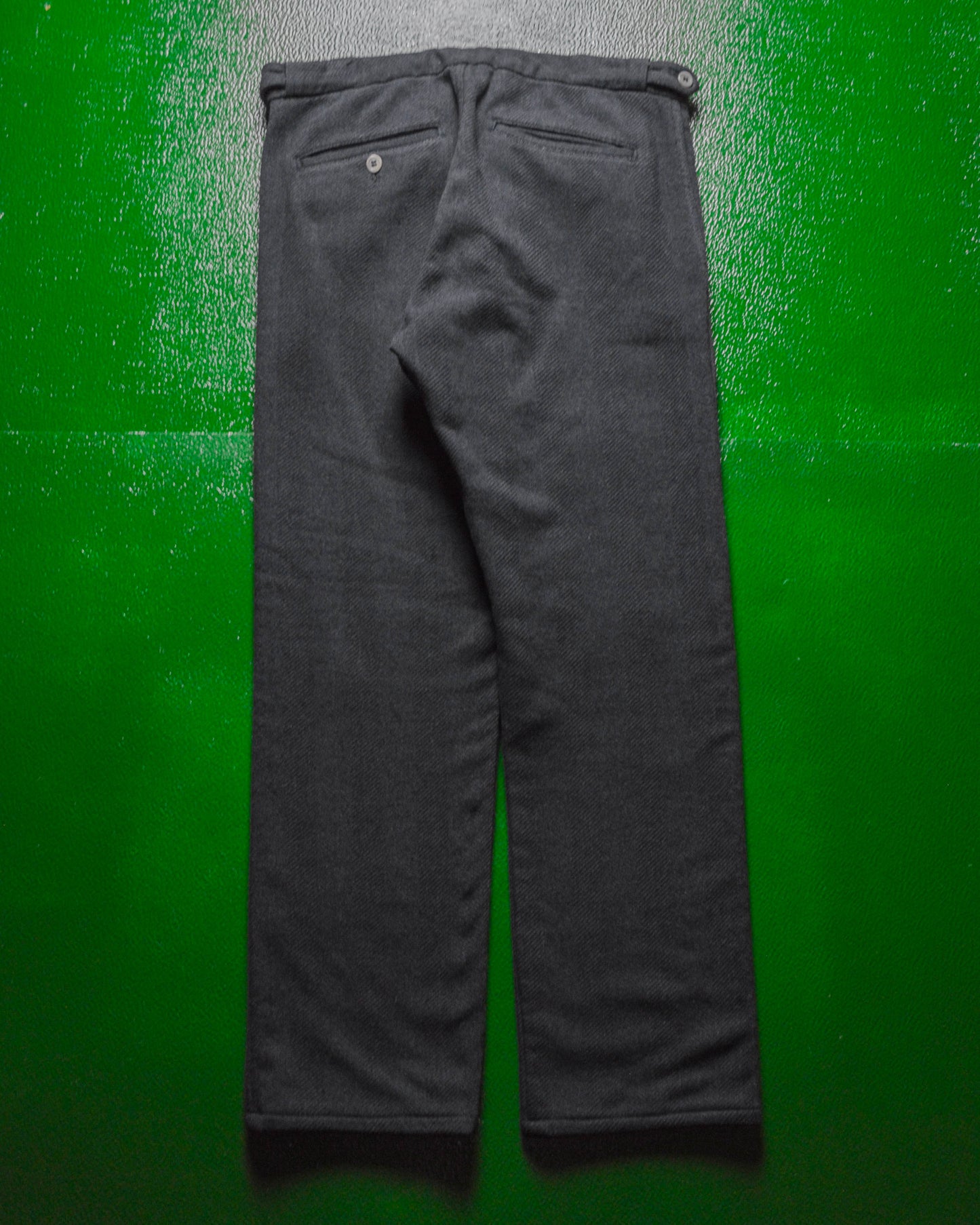 AW1999 "Souvenir Kitsch" Grey Herringbone Pants / Trousers (28~30)