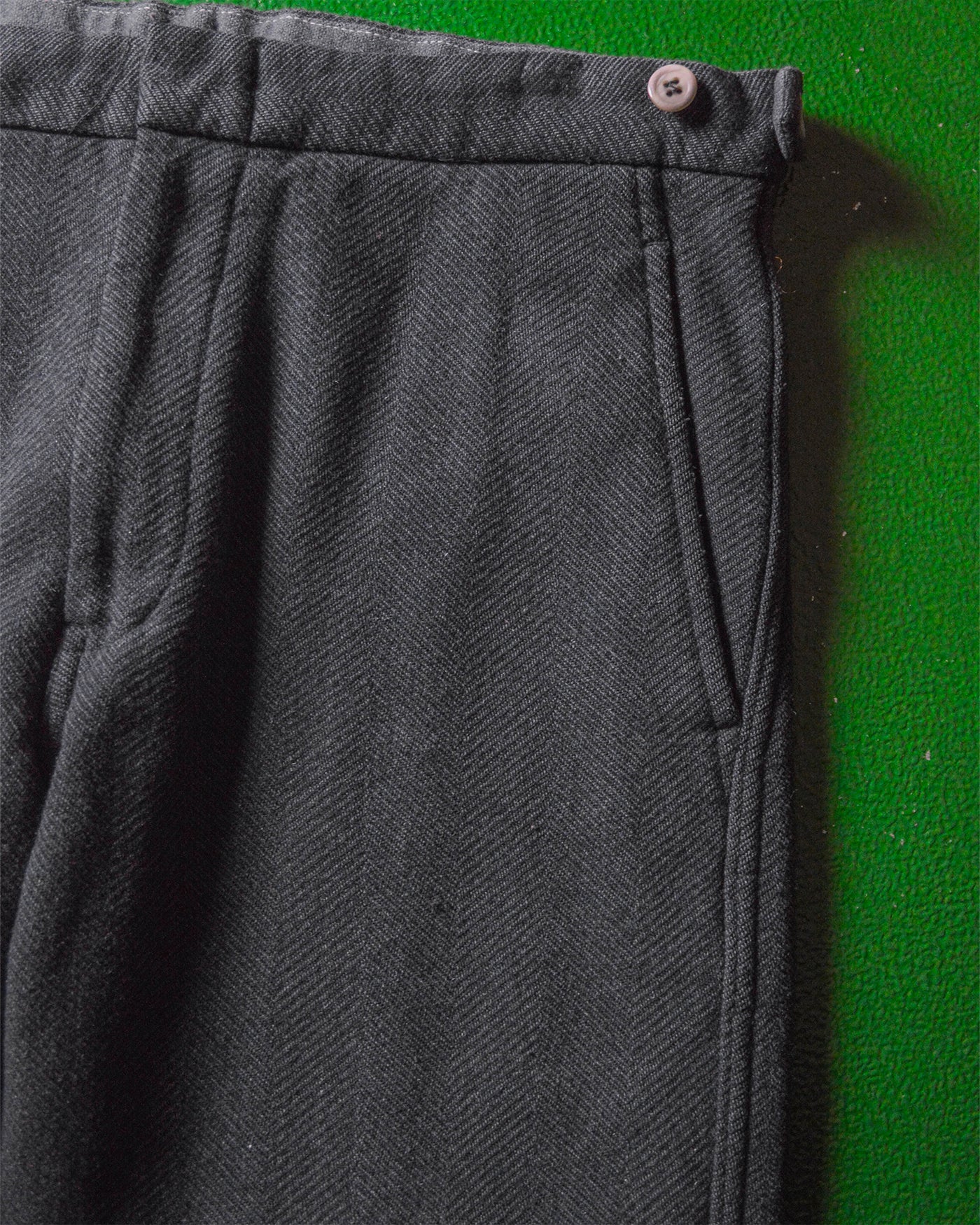 AW1999 "Souvenir Kitsch" Grey Herringbone Pants / Trousers (28~30)