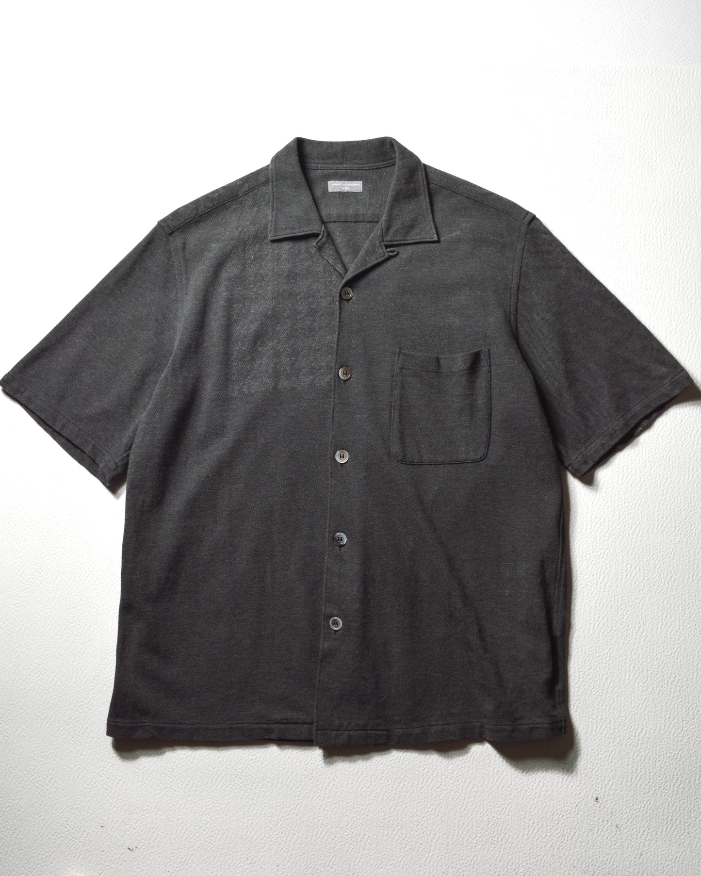 2001 Reverse Houndstooth Print Grey Shirt (~M~)