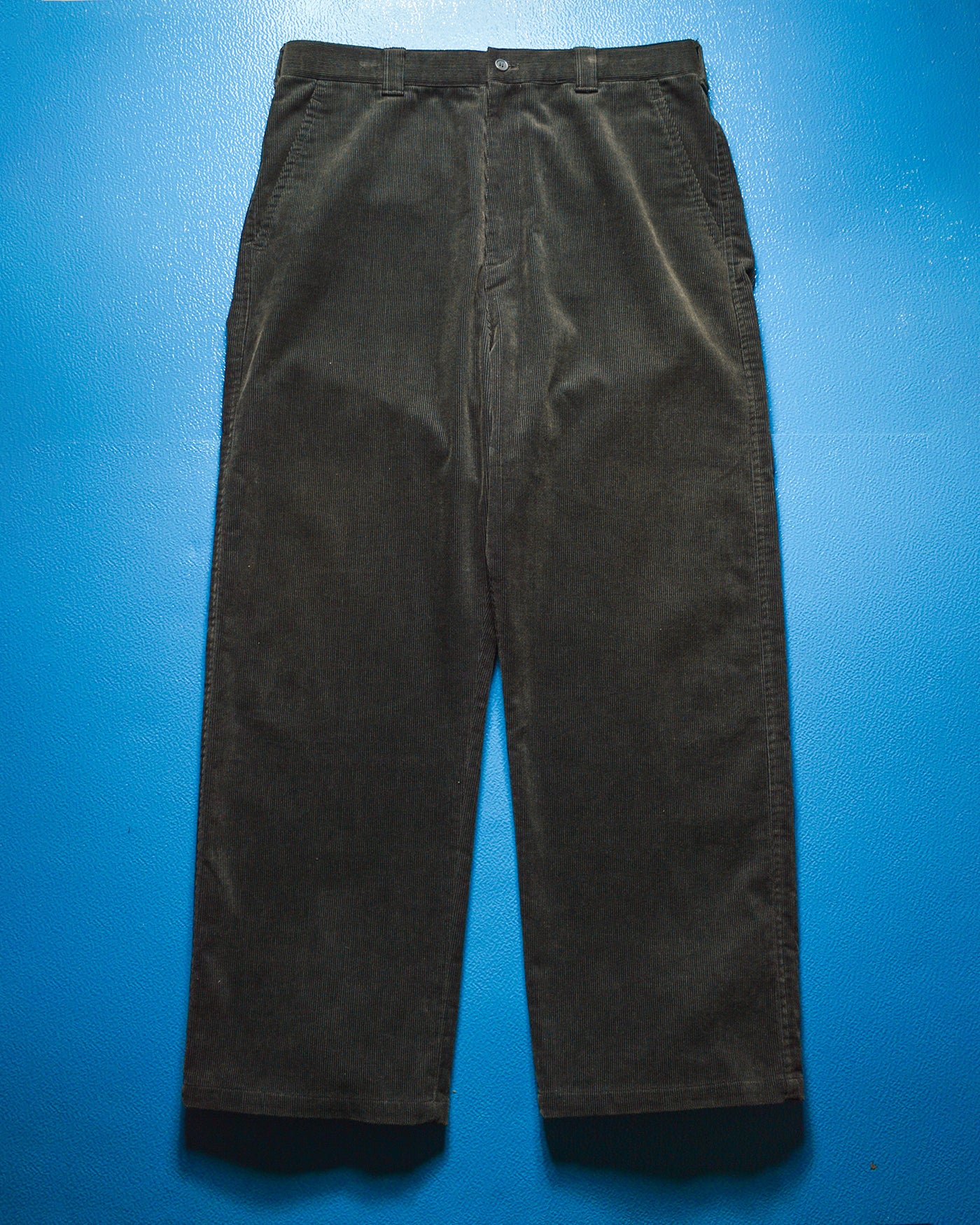 2002 Wide Leg Washed Black Corduroy Pants (~34~)