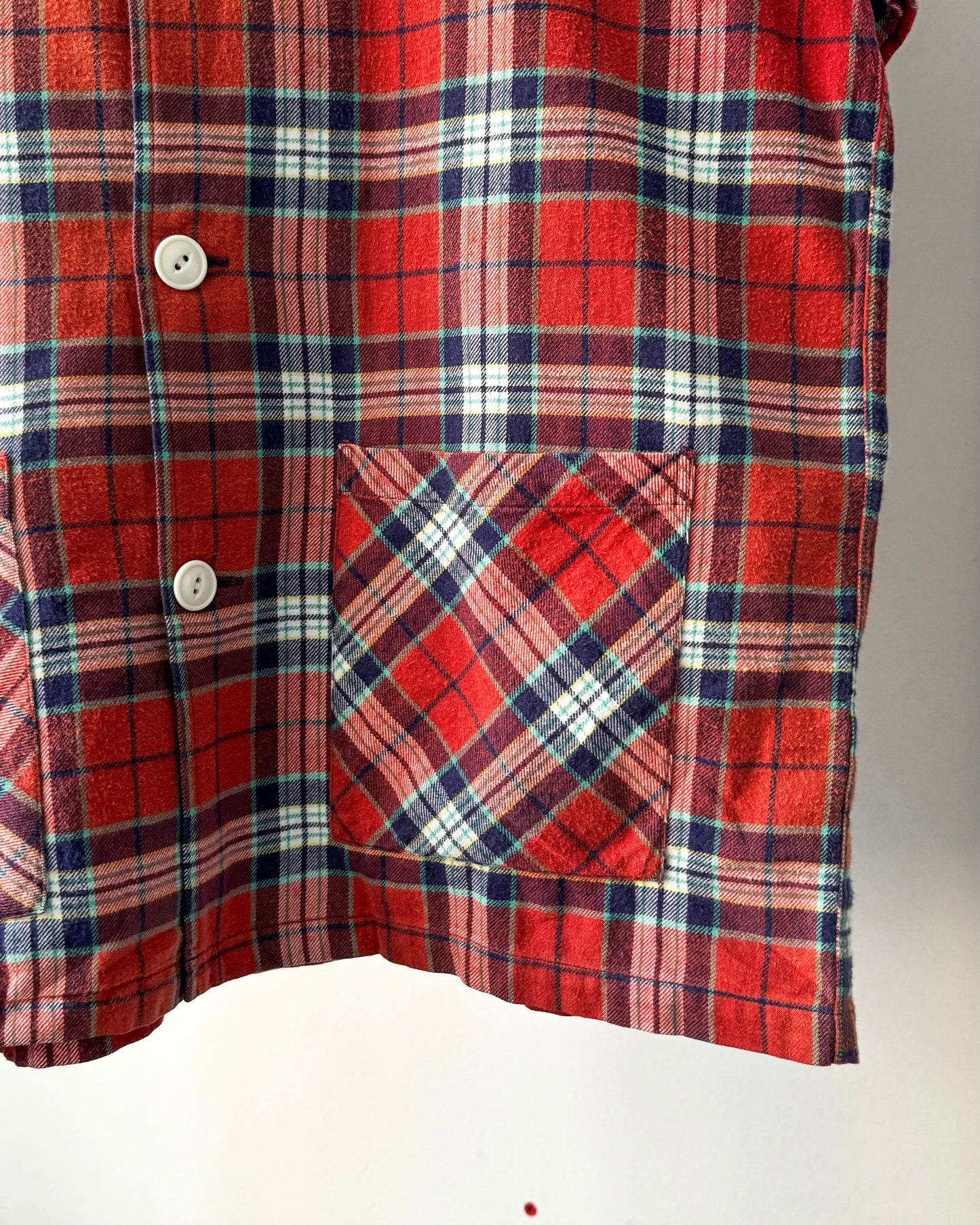 Plaid Boxy Shirt (~M~)