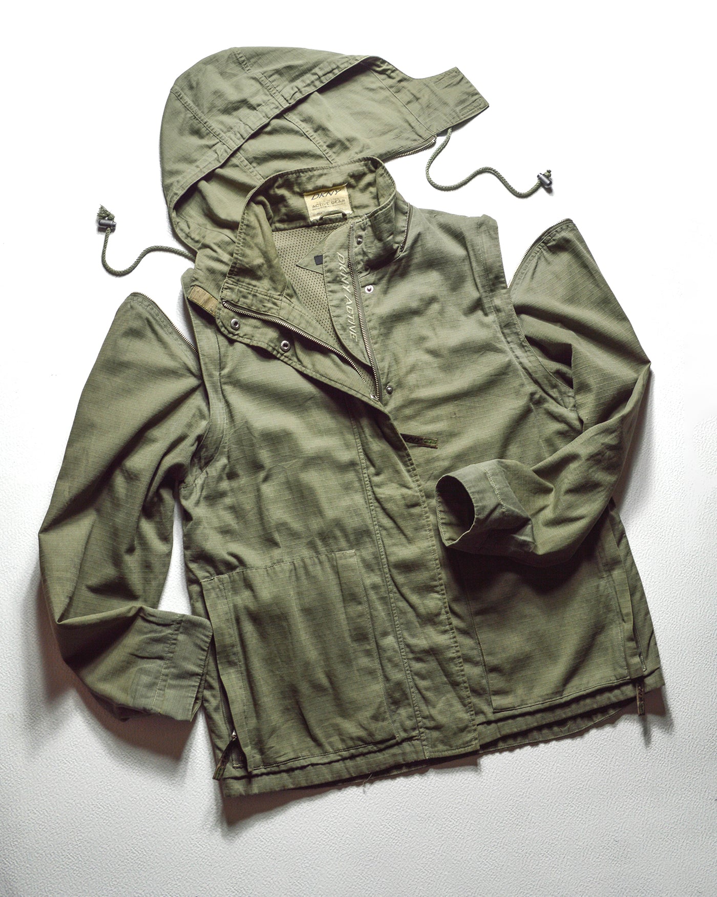 Dkny army green jacket store