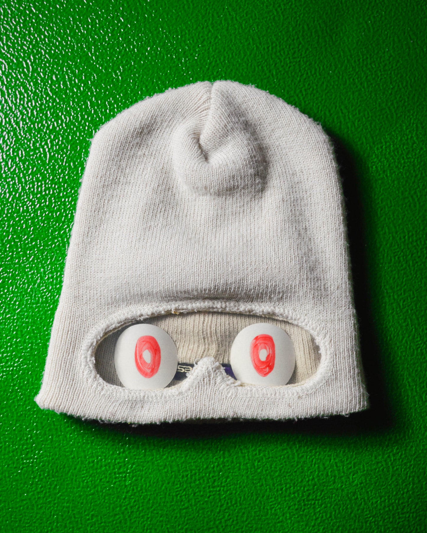 2000s Visor White Beanie (~M~)