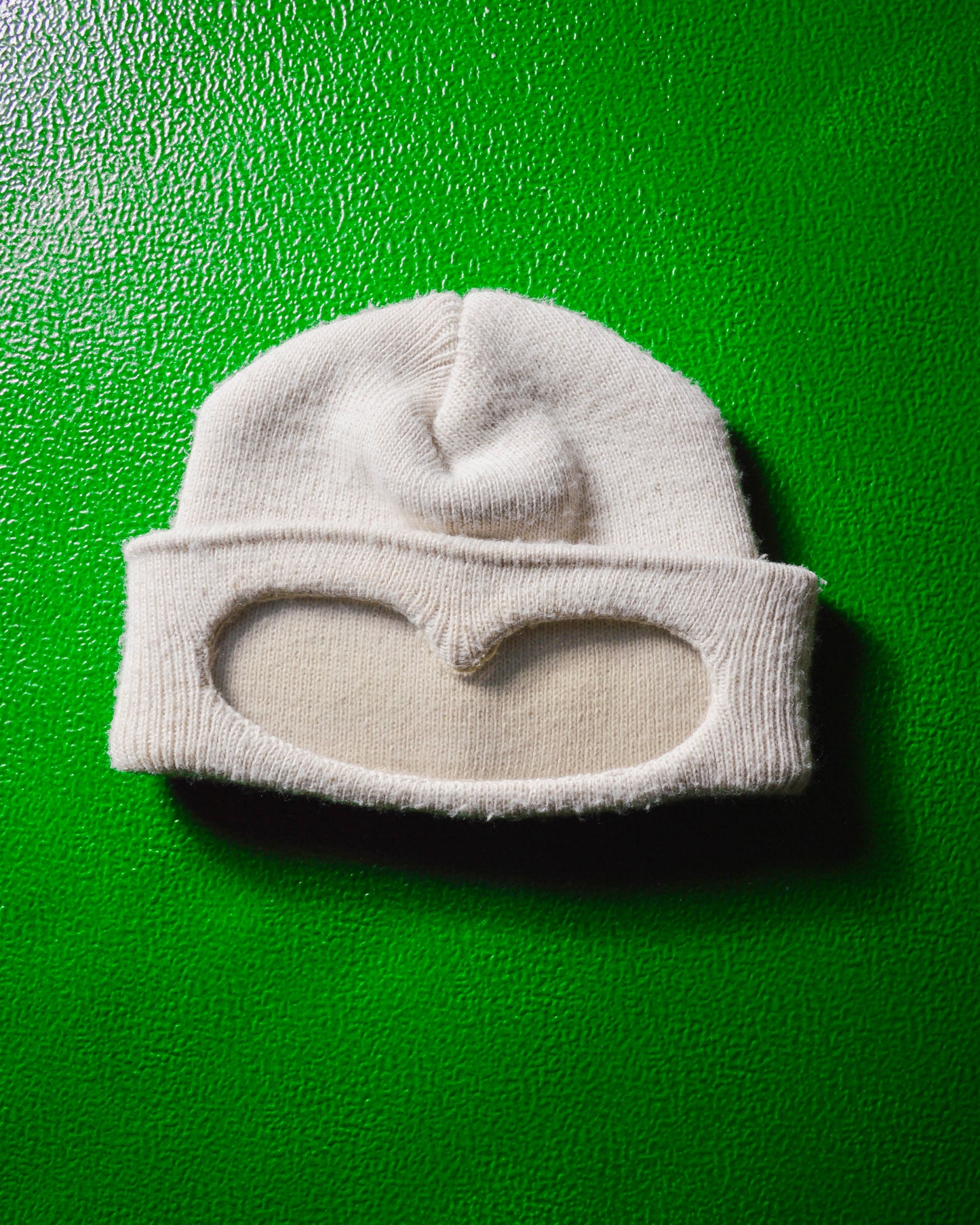 2000s Visor White Beanie (~M~)