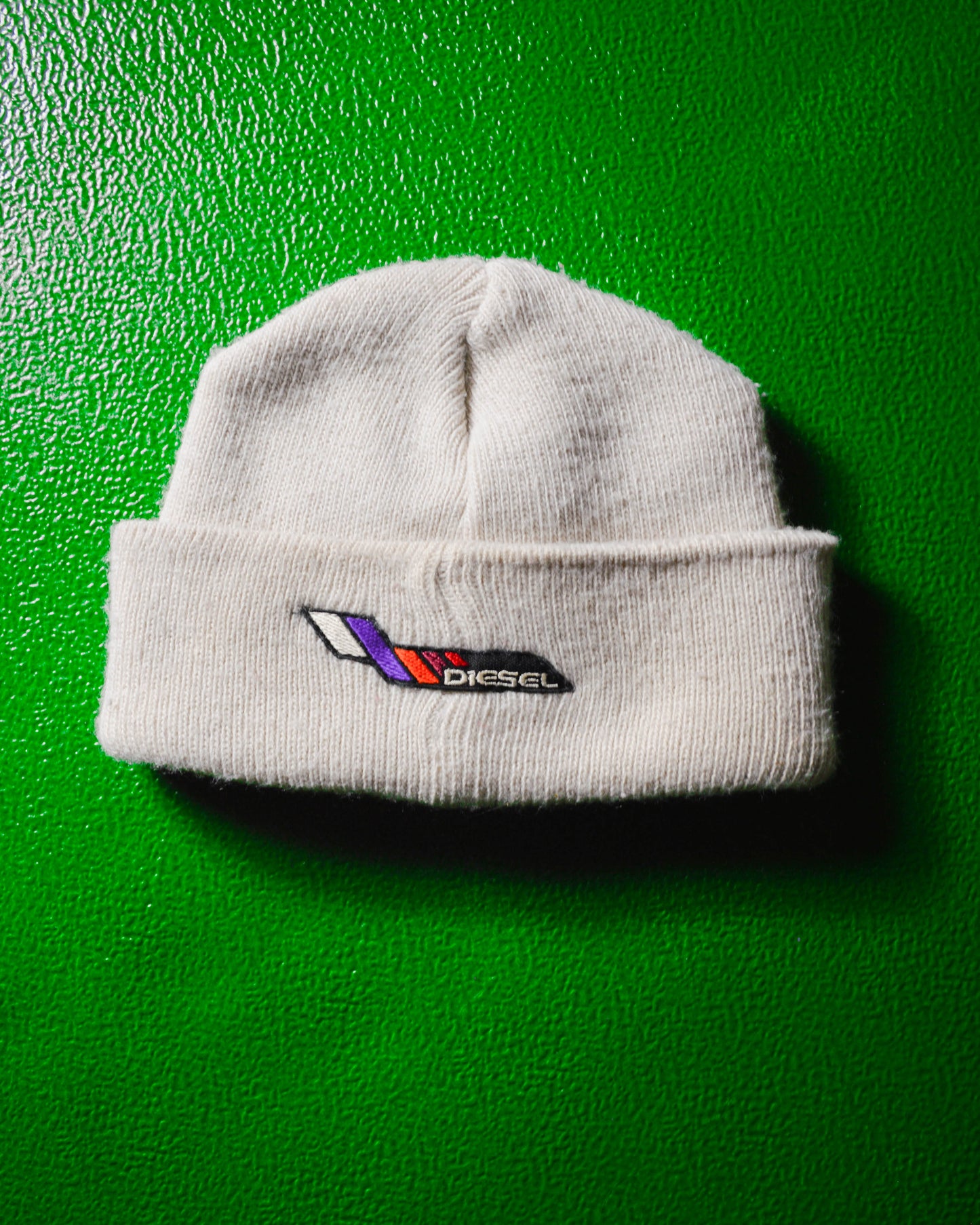 2000s Visor White Beanie (~M~)
