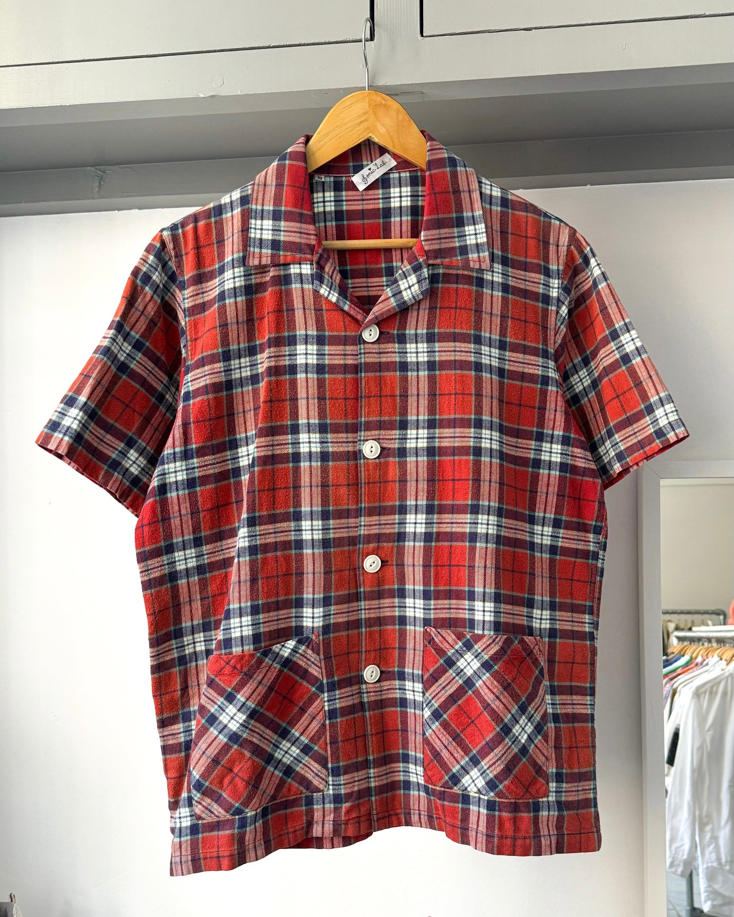 Plaid Boxy Shirt (~M~)