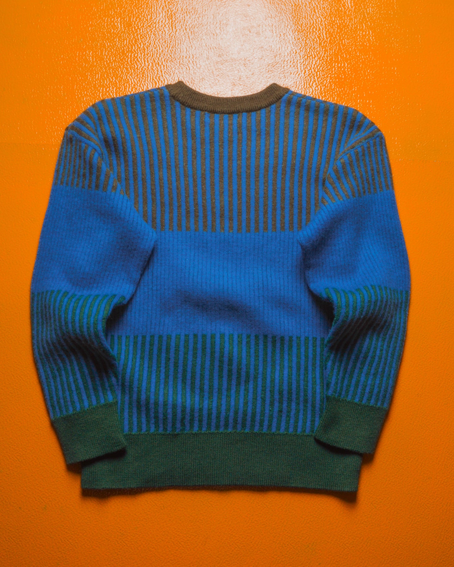 AW 1991 Blue Striped Knit Jumper (XS~S)