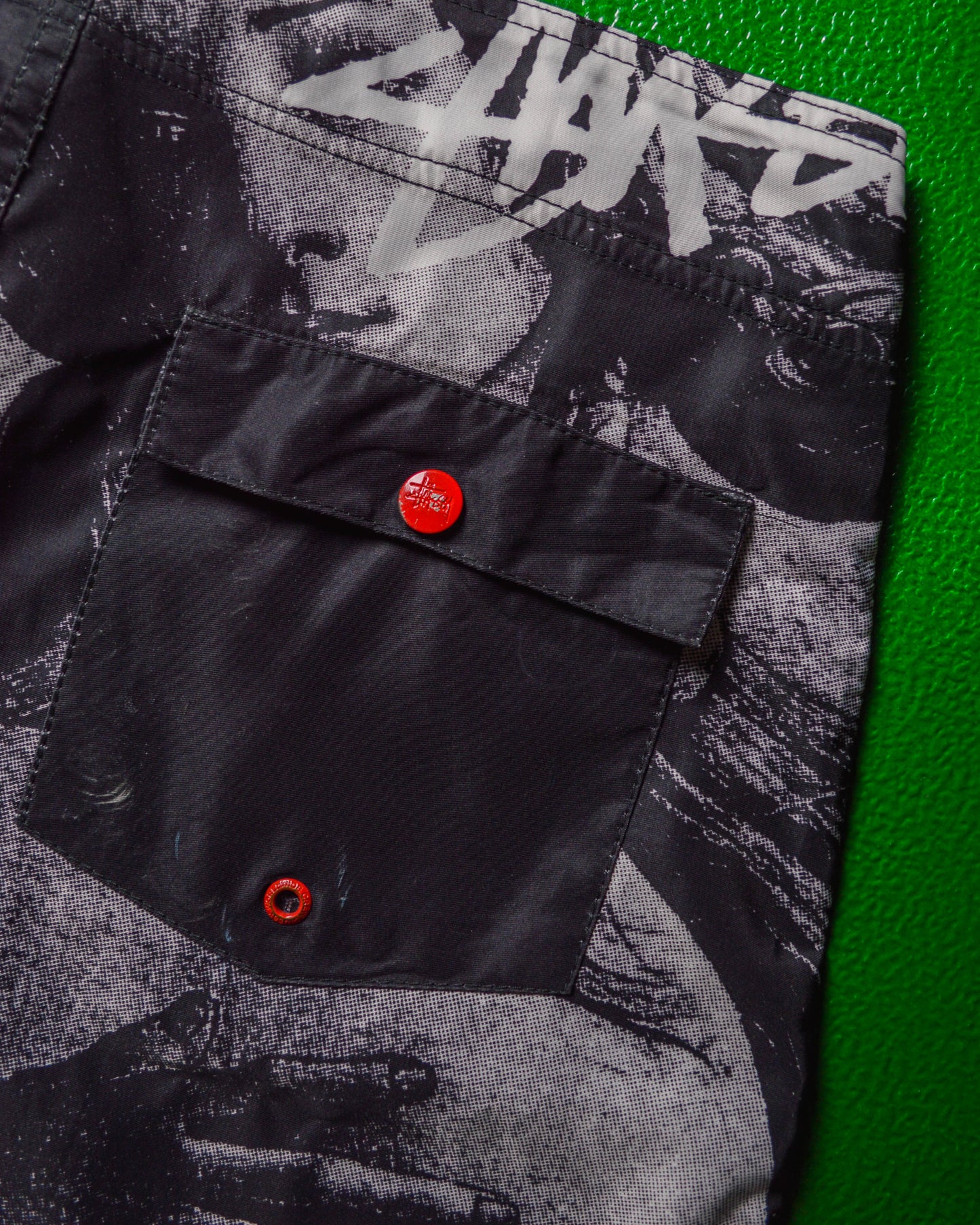 Black Venus Asymmetrical Logo Poly Board Shorts (30)