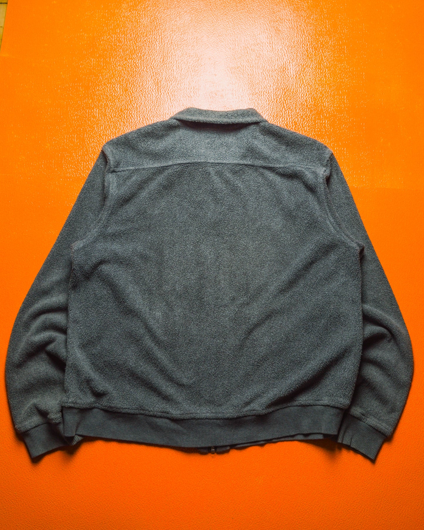 Terry Fleece Grey Camo S Logo Collared Jacket (M)