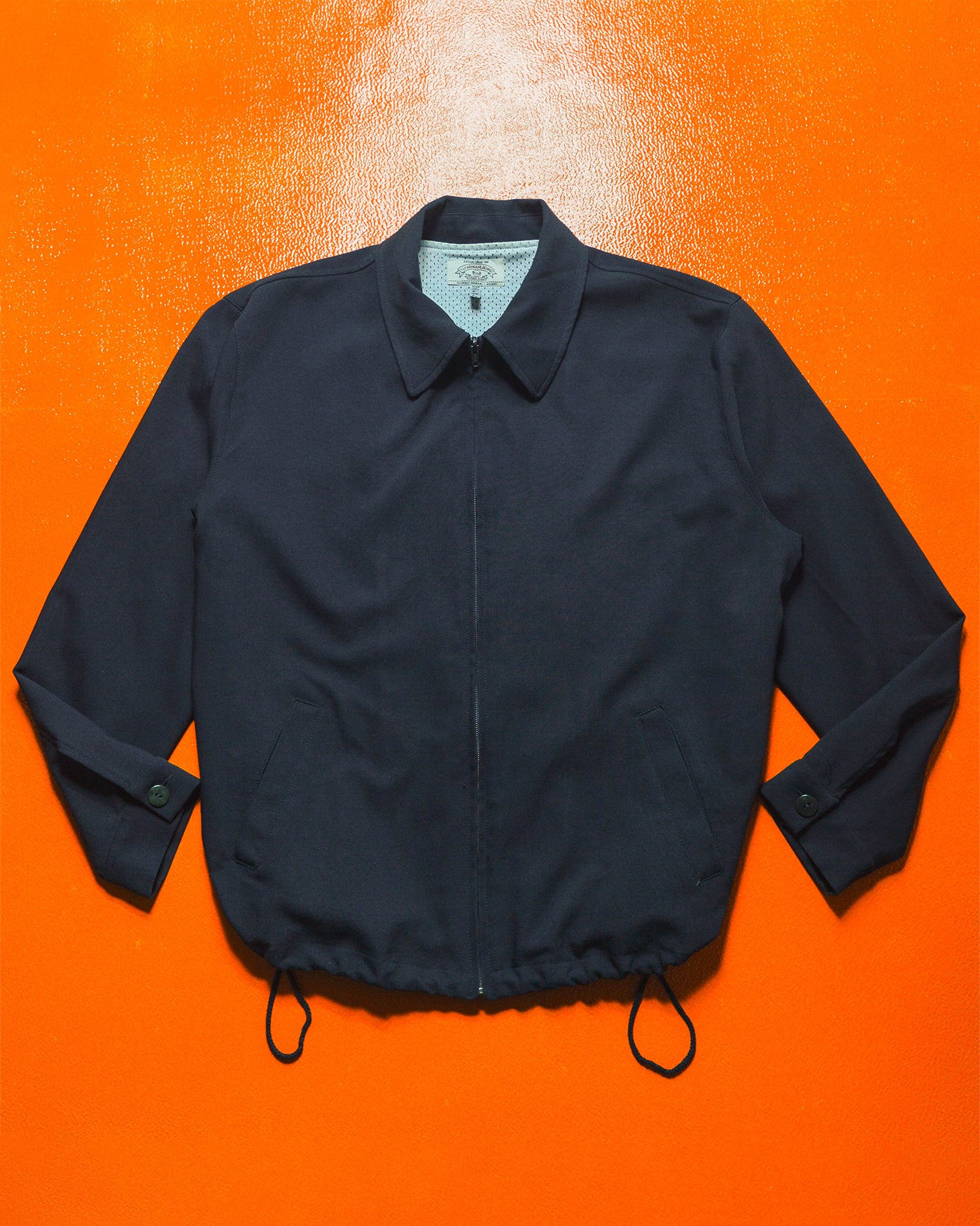 90s Deep Navy Minimal Poly Work Jacket (~L~)
