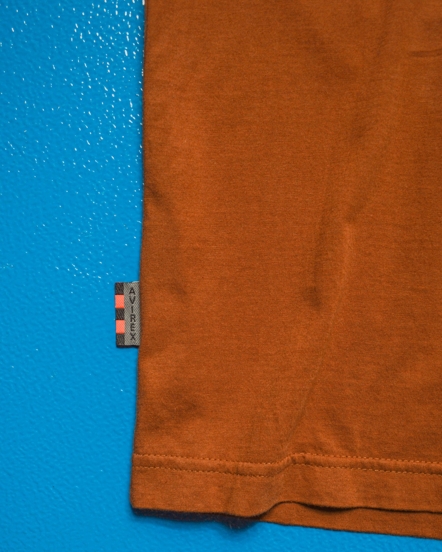 Brown Black Cream Panelled Graphic Polo (S~M)