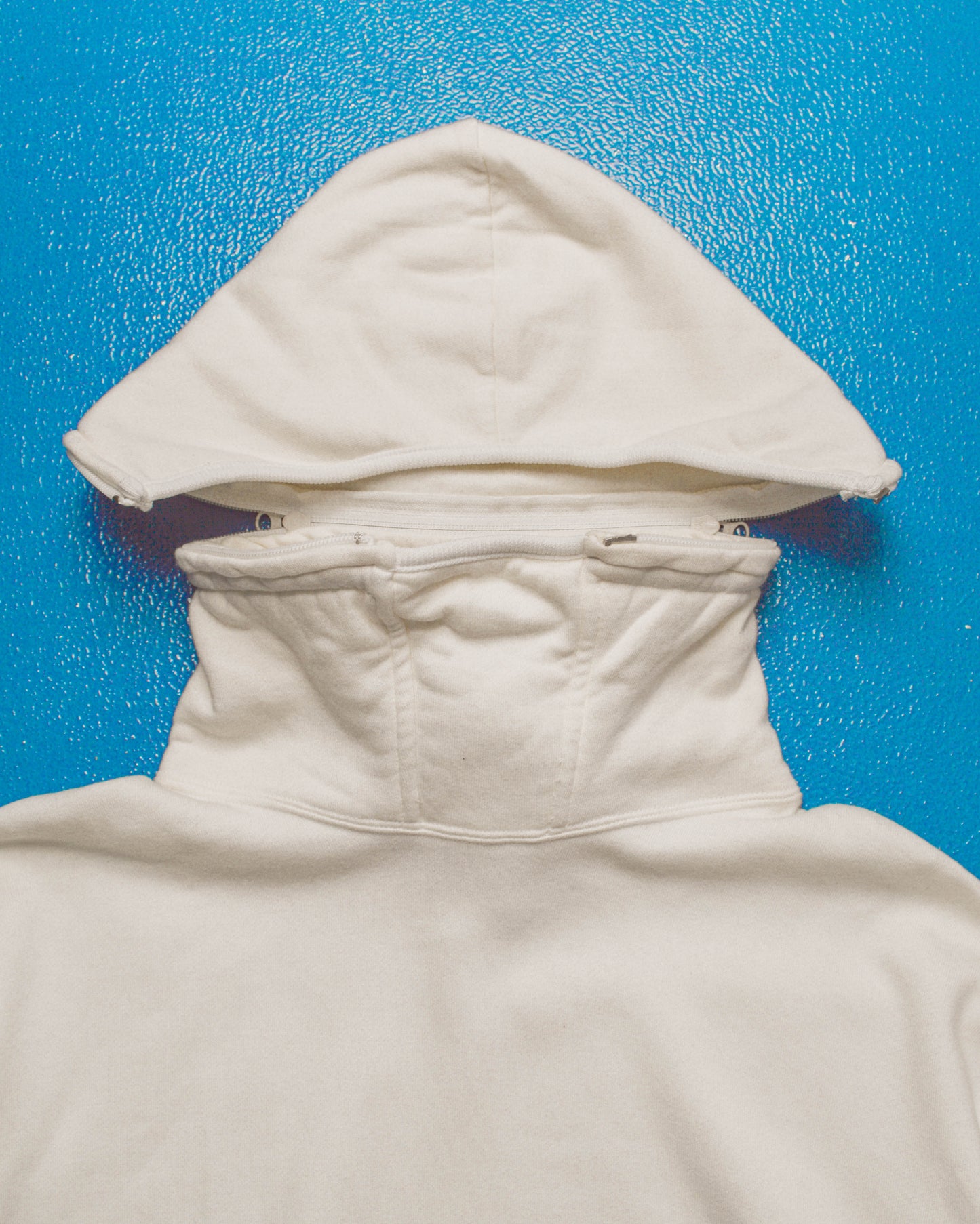 2000 Detachable Hood Off White Hoody (L)
