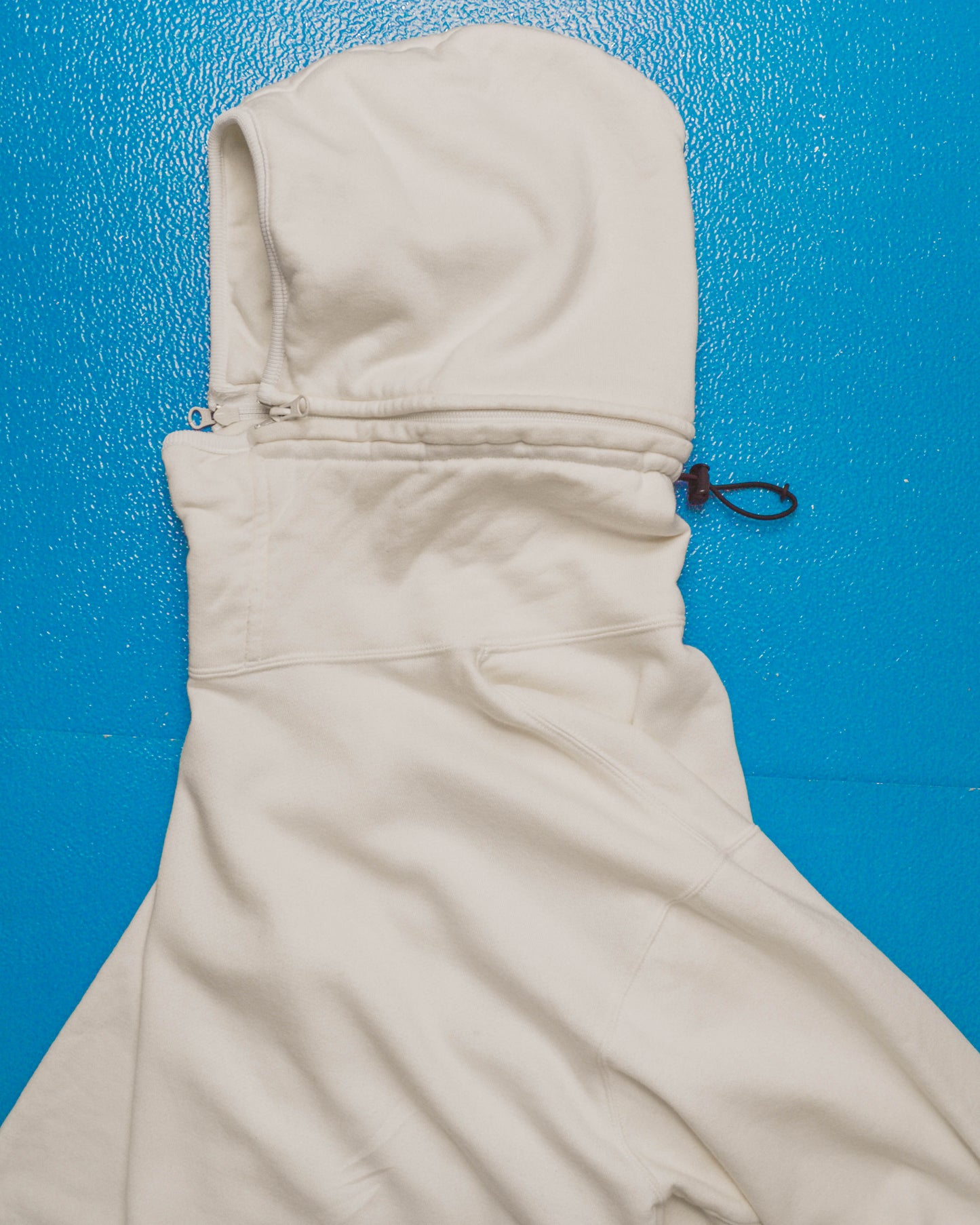 2000 Detachable Hood Off White Hoody (L)