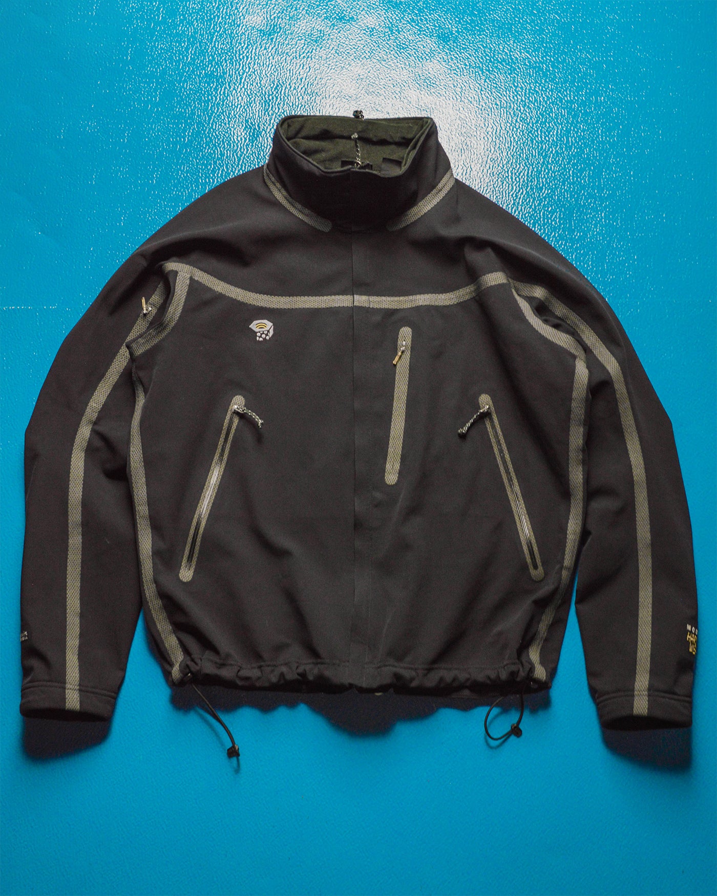 Mountain Hardwear 2000s Black Conduit Taped Softshell Jacket (~M