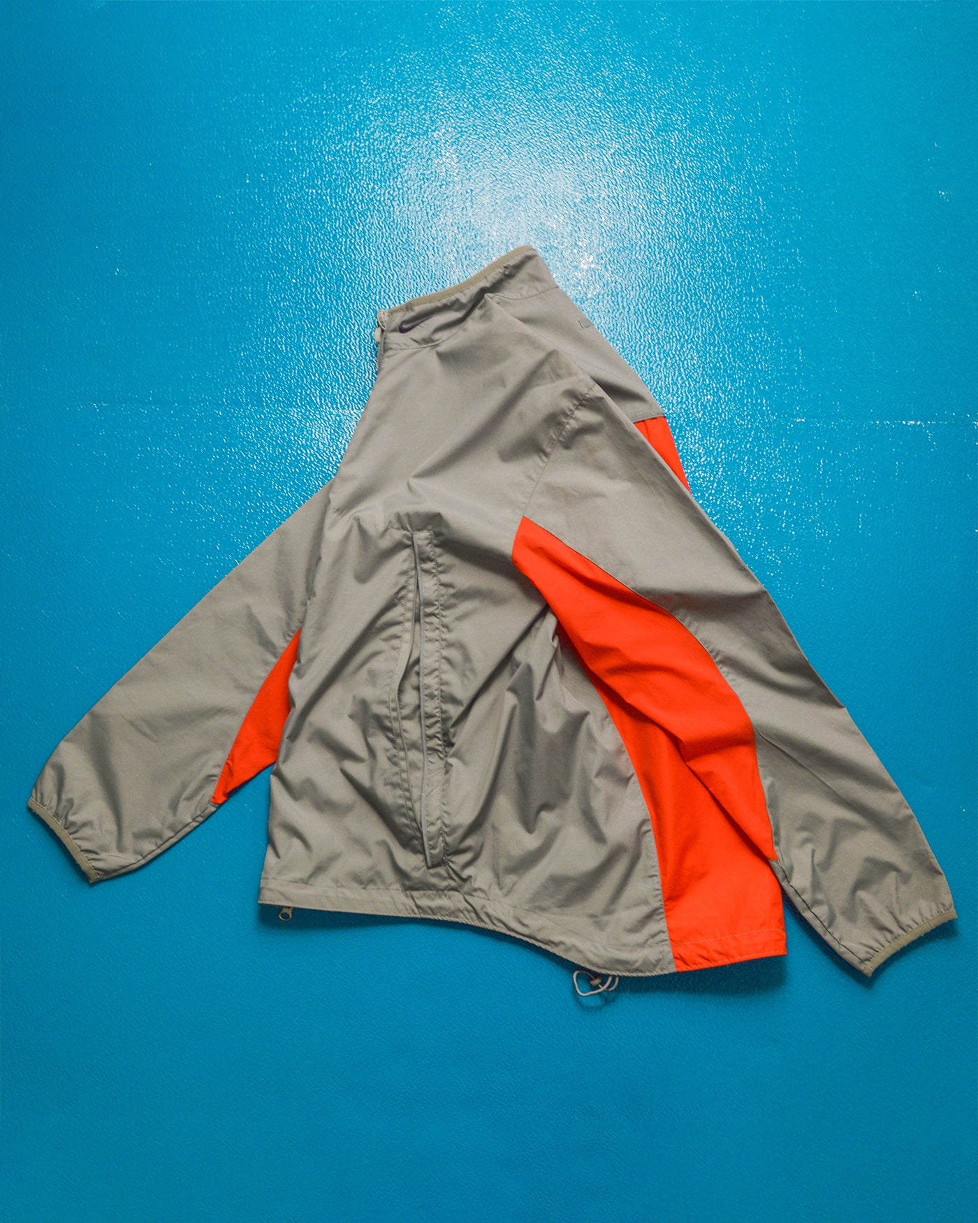 Clima-fit Orange Grey Panelled Track Jacket (M)
