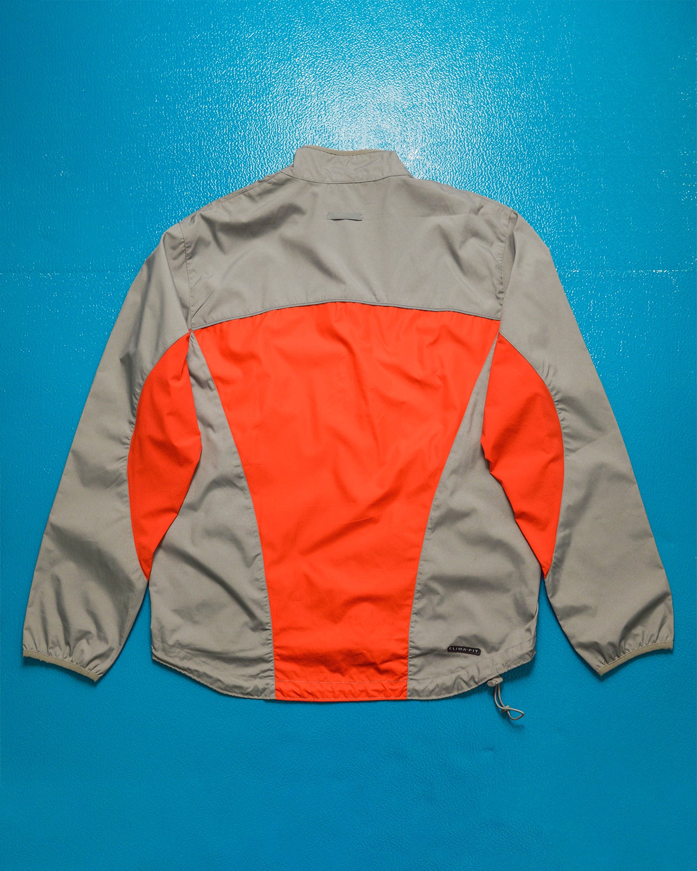 Clima-fit Orange Grey Panelled Track Jacket (M)