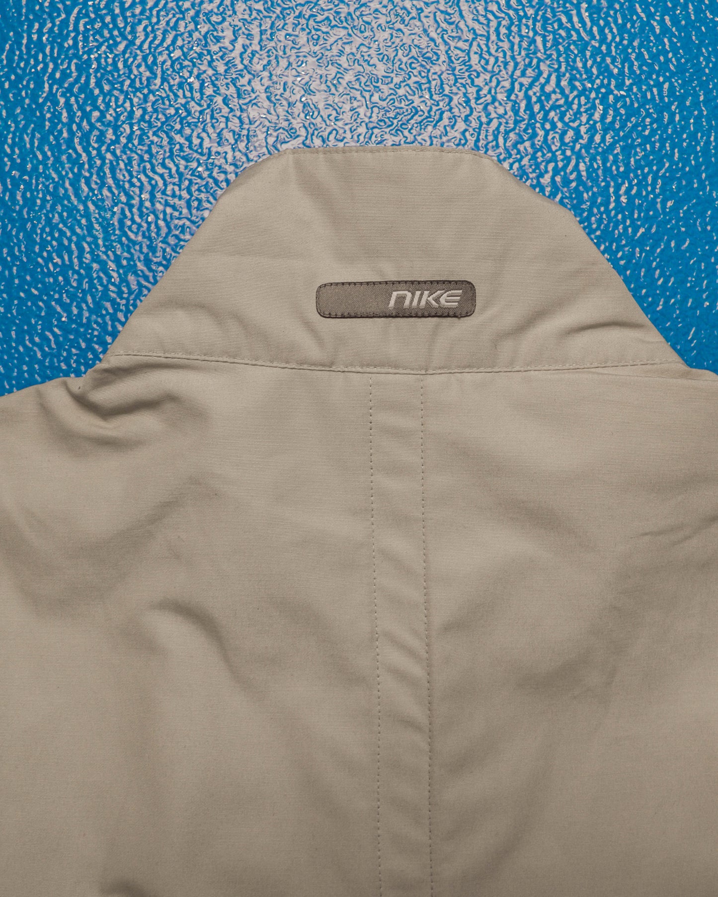 Spring 2000 Beige Tonal Zip Up Work Jacket (M)