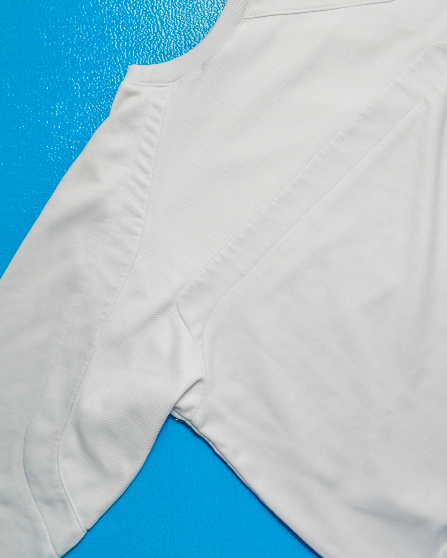 Nike Fall 2001 Textured Mesh Tonal Panelled Pullover Jumper (L)