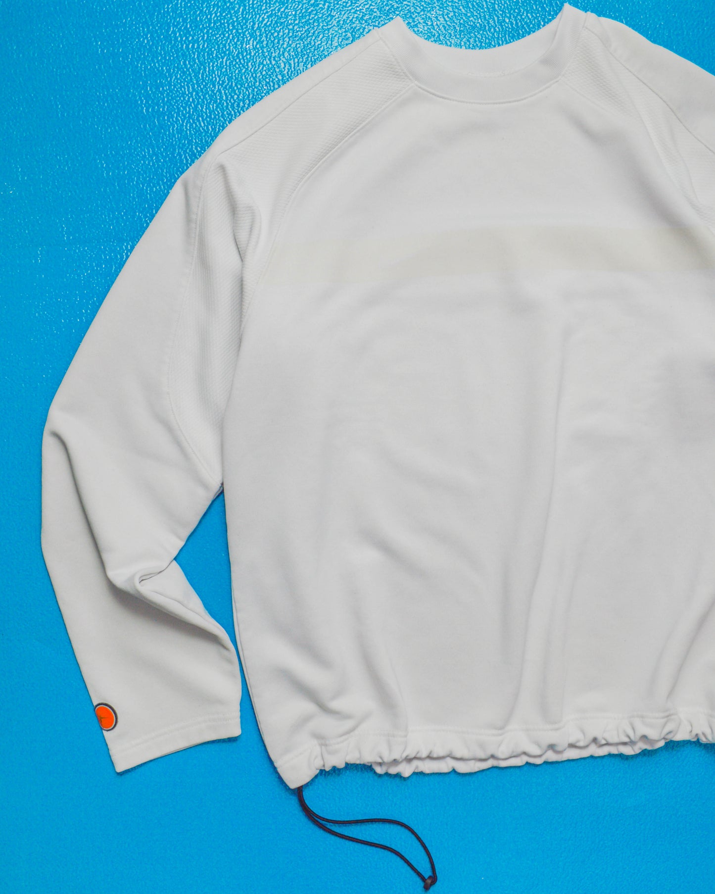 Nike Fall 2001 Textured Mesh Tonal Panelled Pullover Jumper (L)