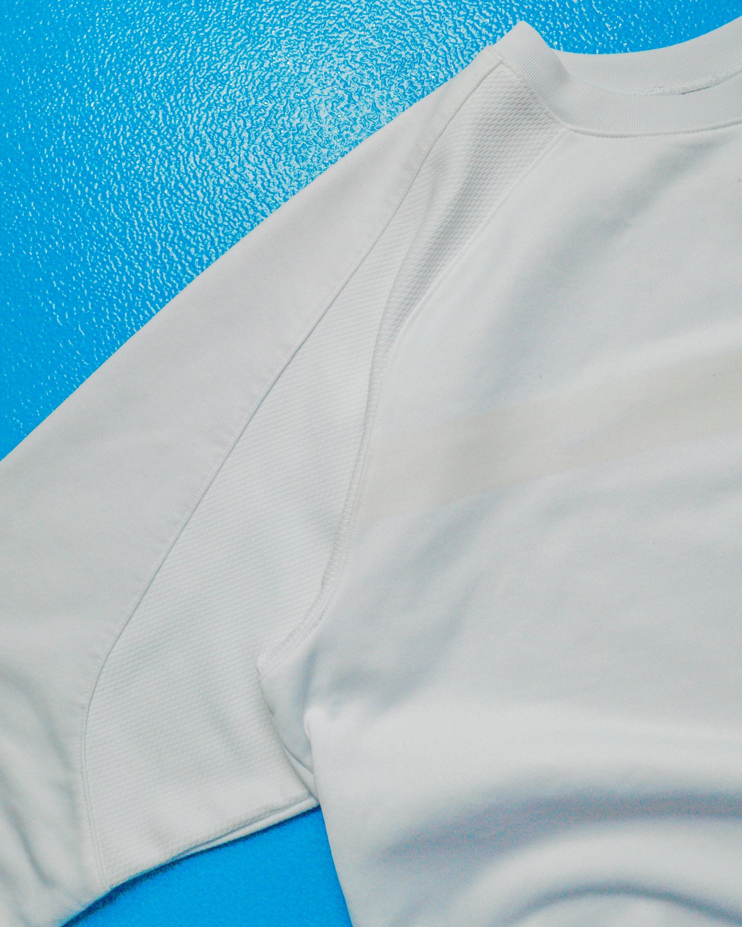 Nike Fall 2001 Textured Mesh Tonal Panelled Pullover Jumper (L)