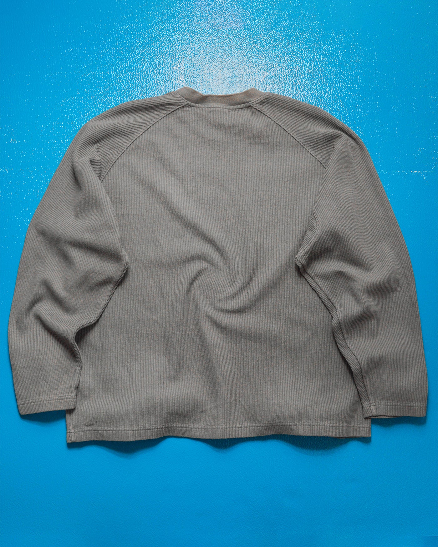 Fall 2001 Ribbed Grey Orange Jumper (XL)
