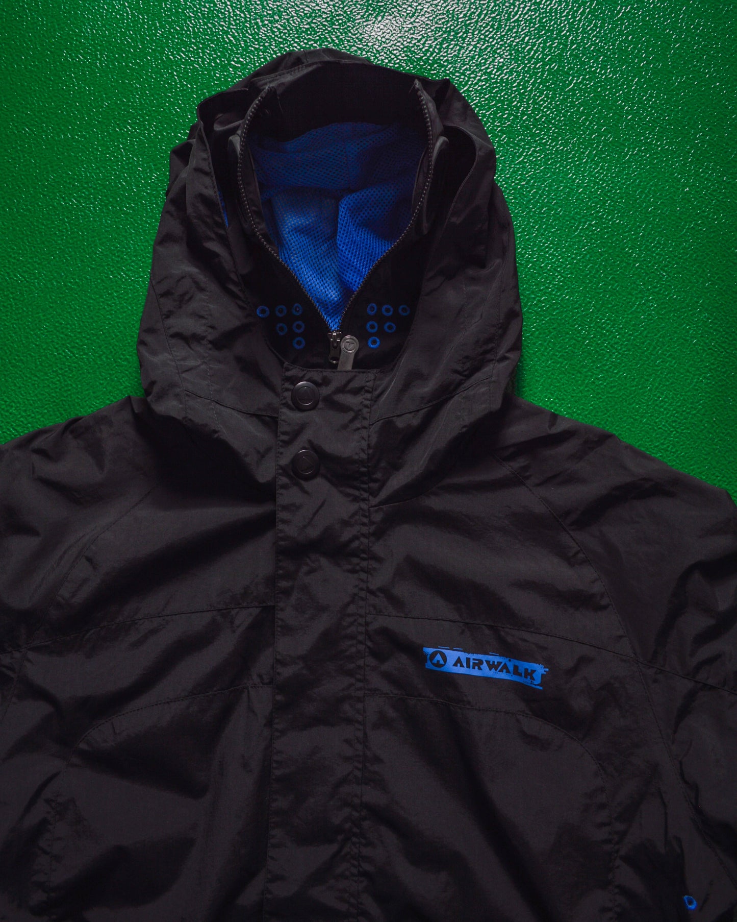 Airwalk Black / Electric Blue Goggle Jacket (M)