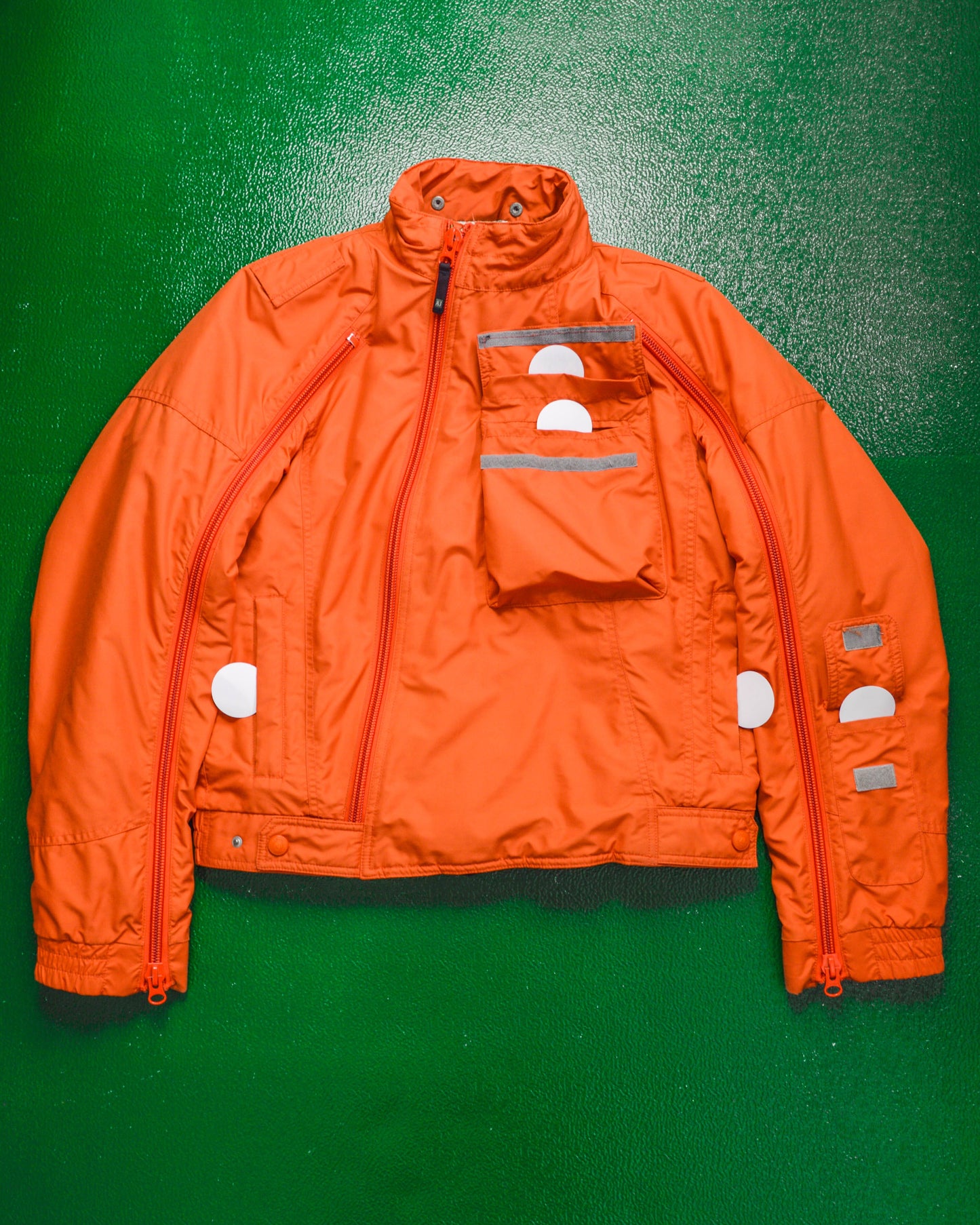Armani Early 2000s Asymmetrical Technical Moto Jacket (~M~)