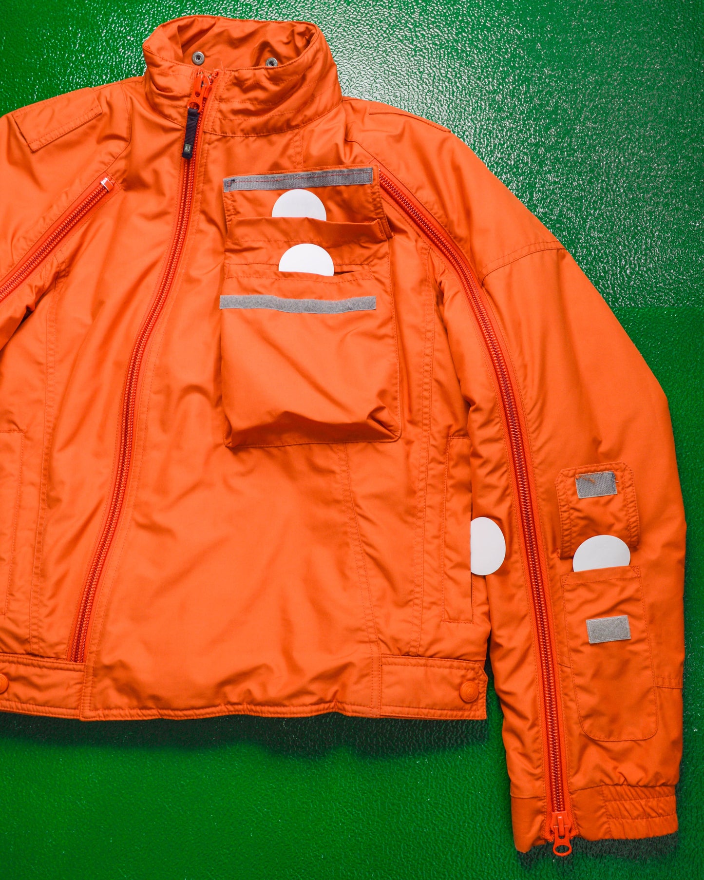 Armani Early 2000s Asymmetrical Technical Moto Jacket (~M~)