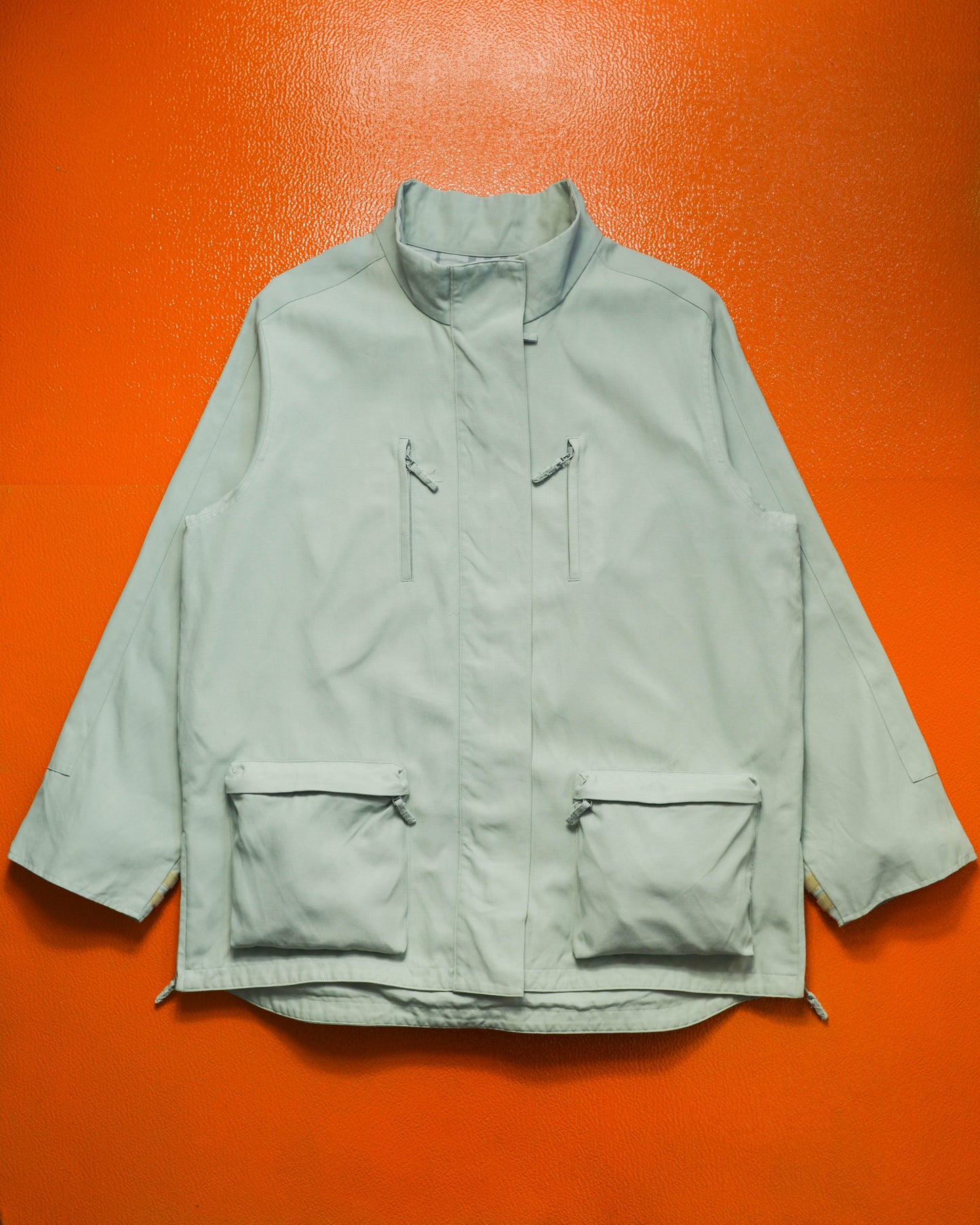 Burberry Blue / Green Tinted 3-d Cargo Pocket Jacket (M~L)
