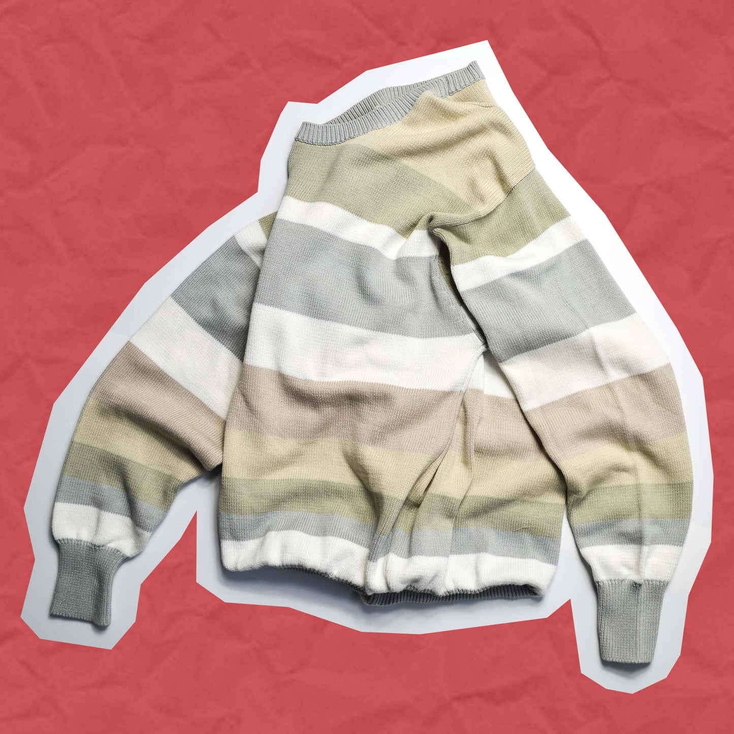 Comme Des Garçons Homme 1989 Pastelle Striped Knit (~M~)