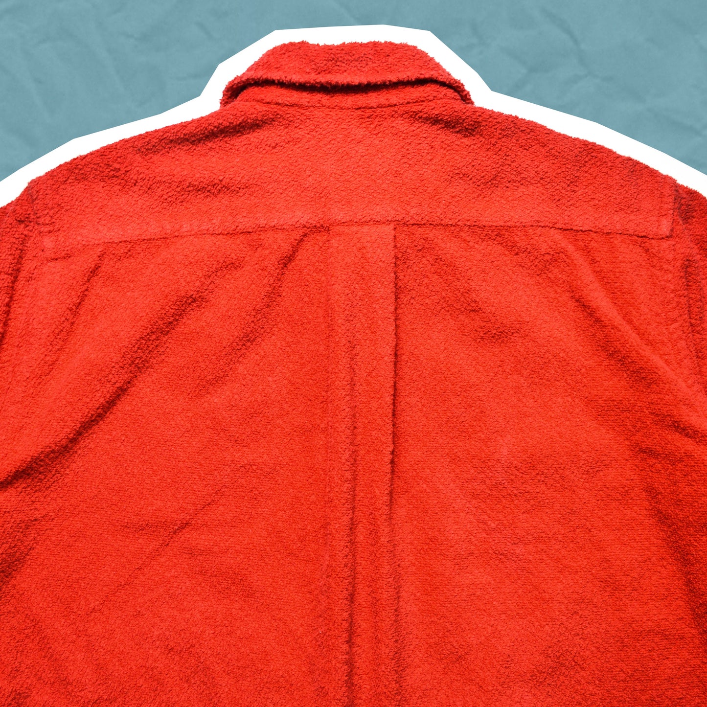 Comme Des Garçons Homme 1996 Red Terry Cotton Shirt (M~L)