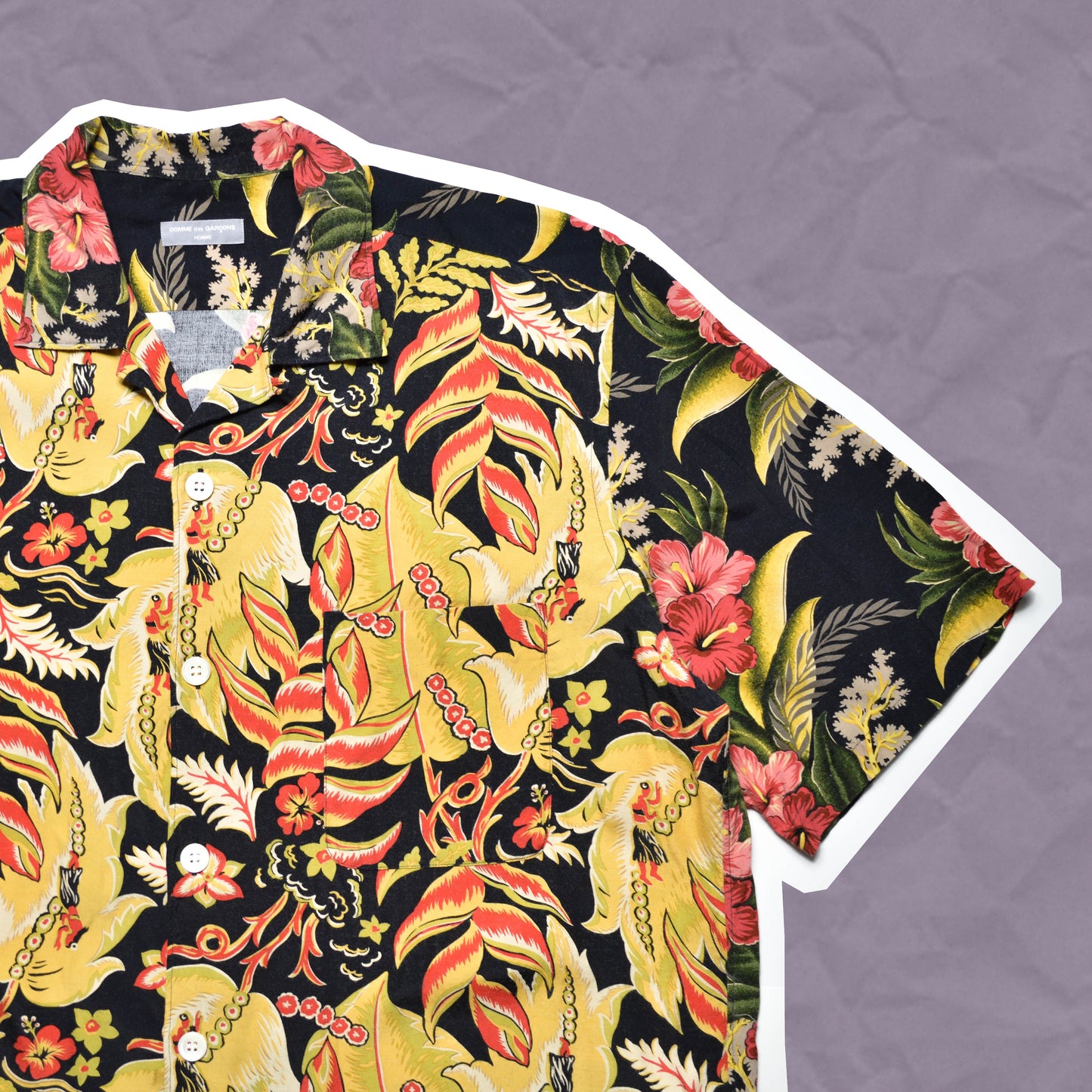 Comme Des Garçons Homme 2000 Hawaiian Shirt (~L~)