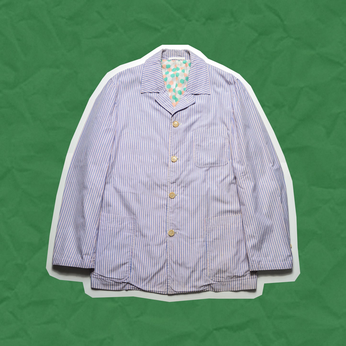 Comme Des Garçons Homme 2000 Striped Shop Jacket (M)