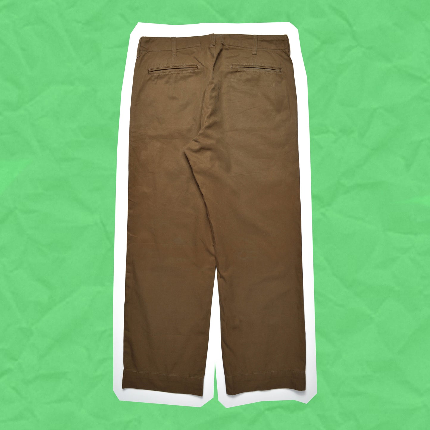 Comme Des Garçons Homme 2004 Two Tone Beige / Brown Split Pants (S~M)