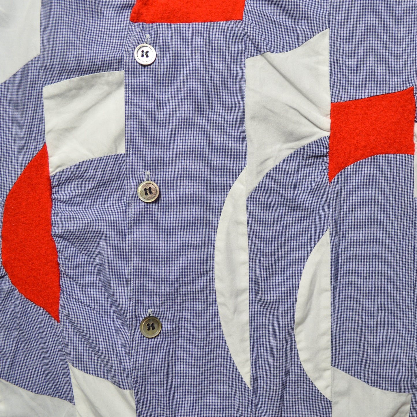 Comme Des Garçons Homme Asymmetrical Multi-Panelled Shirt (M~L)