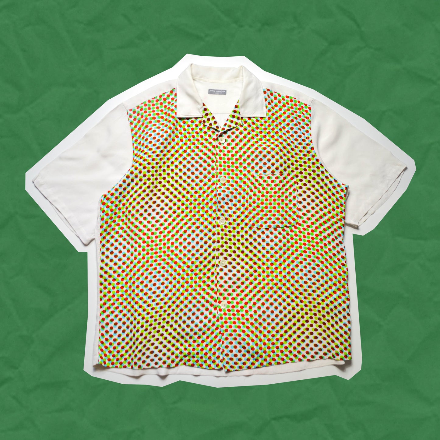 Comme Des Garçons Homme Bokeh Rayon Shirt from 2000 (M~L)