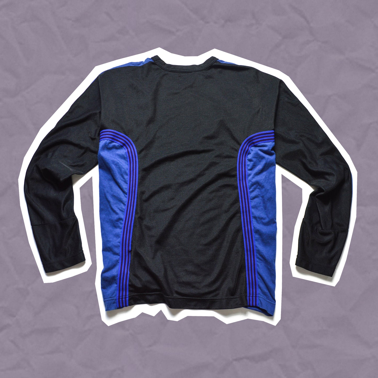 Comme Des Garçons Homme Plus 2002 Striped Panelled Track Longsleeve (~M~)