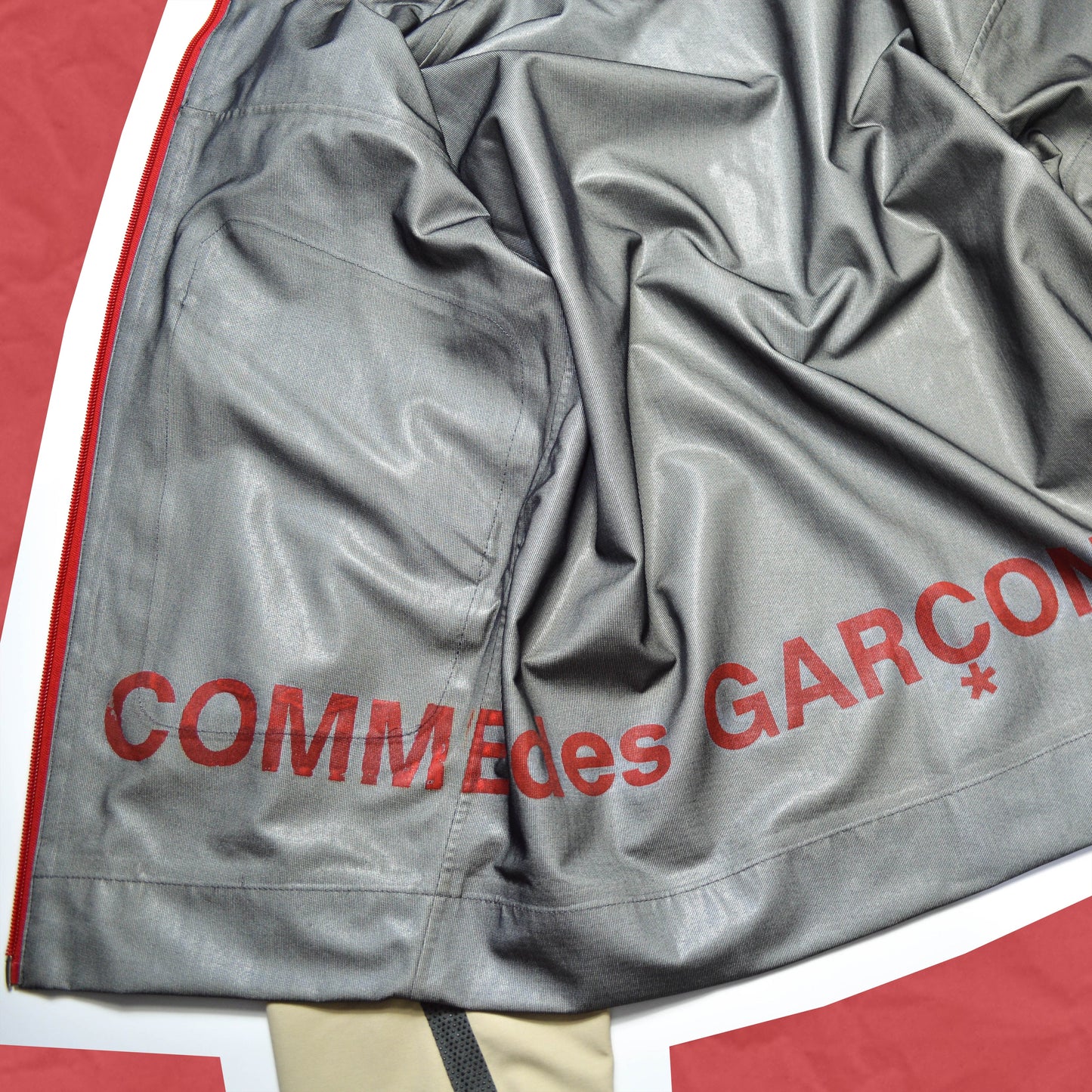 Comme Des Garçons Shirt 2008 Taped Seam Track Jacket (S~M)