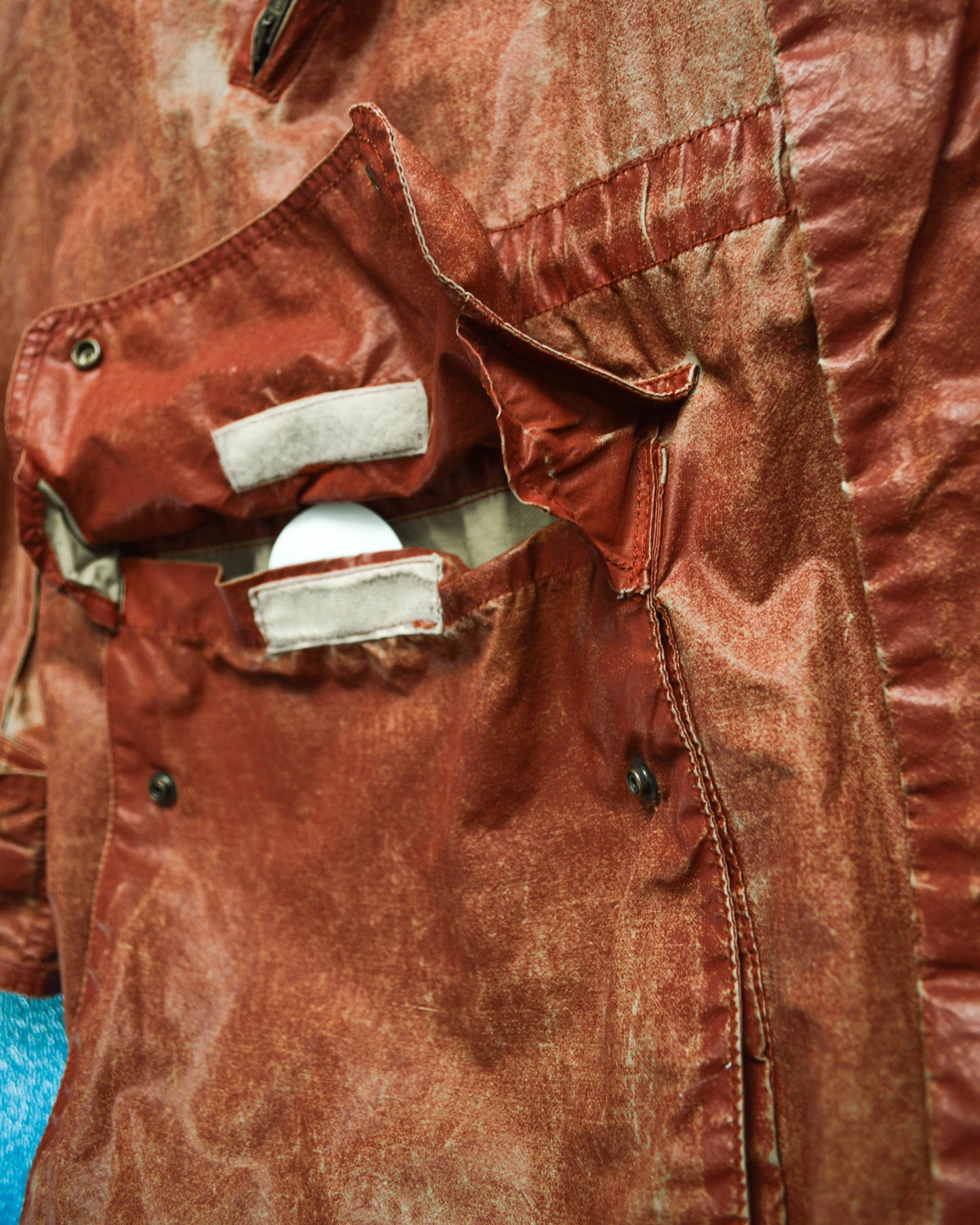 C.P. Company 1990 Ideas from Massimo Osti Weathered Material Processed Cargo Jacket with Internal Carry Straps (~XXL~)