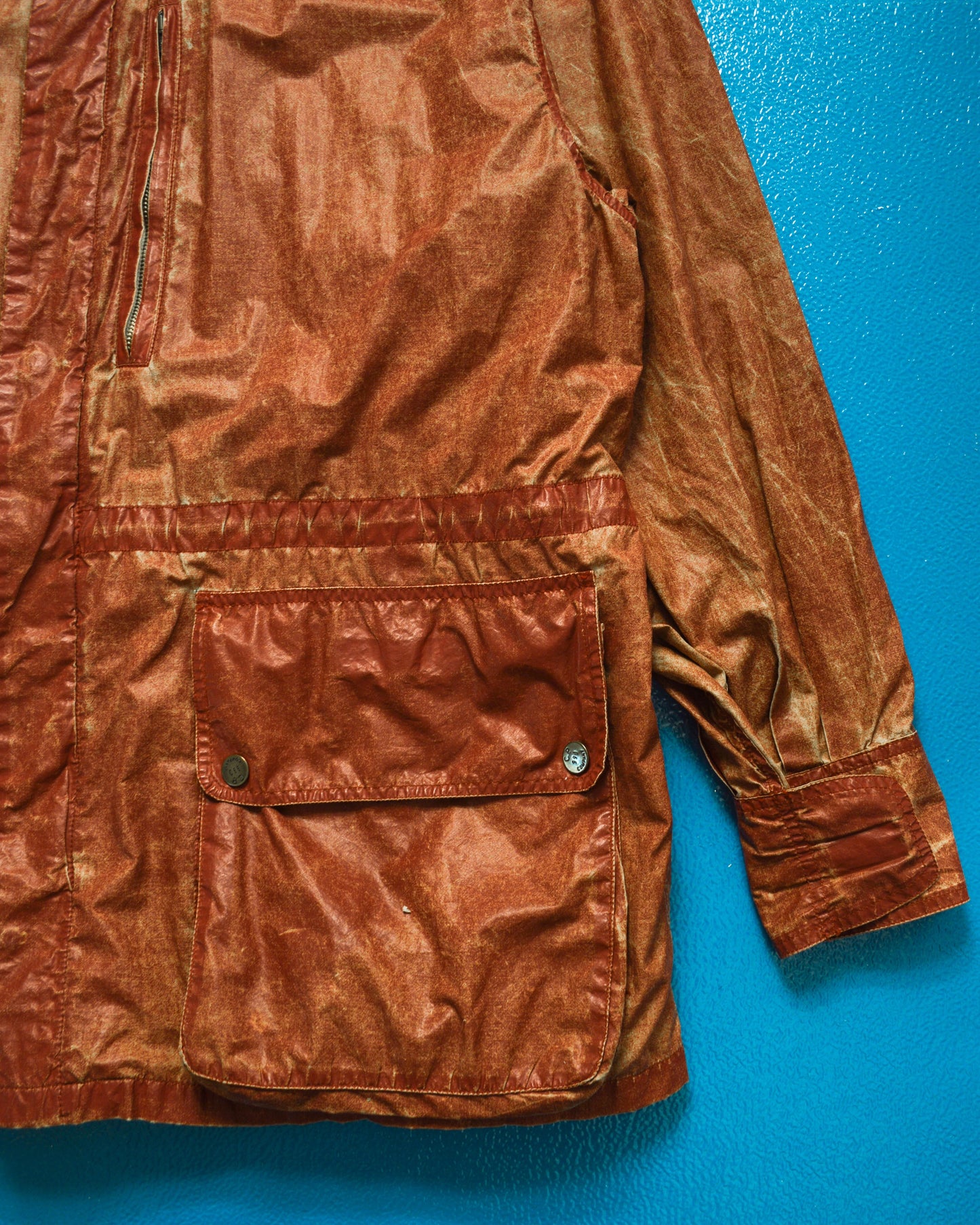C.P. Company 1990 Ideas from Massimo Osti Weathered Material Processed Cargo Jacket with Internal Carry Straps (~XXL~)