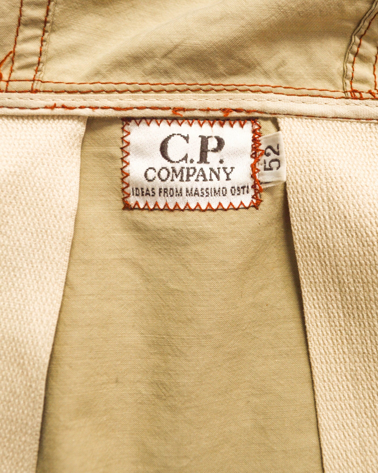 C.P. Company 1990 Ideas from Massimo Osti Weathered Material Processed Cargo Jacket with Internal Carry Straps (~XXL~)