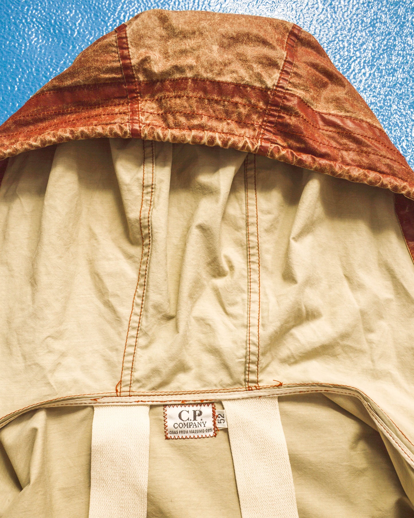 C.P. Company 1990 Ideas from Massimo Osti Weathered Material Processed Cargo Jacket with Internal Carry Straps (~XXL~)