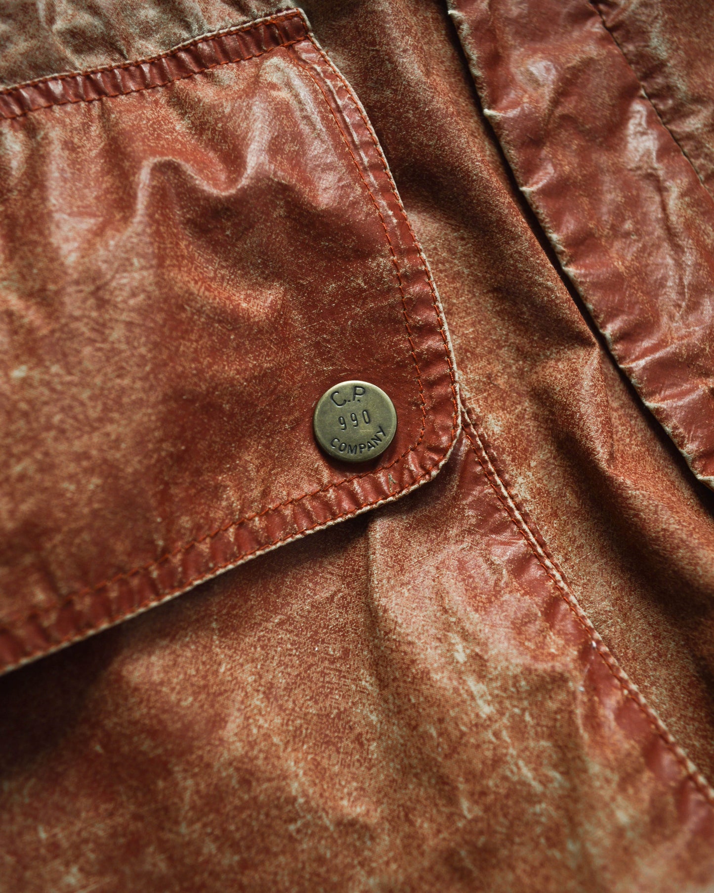 C.P. Company 1990 Ideas from Massimo Osti Weathered Material Processed Cargo Jacket with Internal Carry Straps (~XXL~)