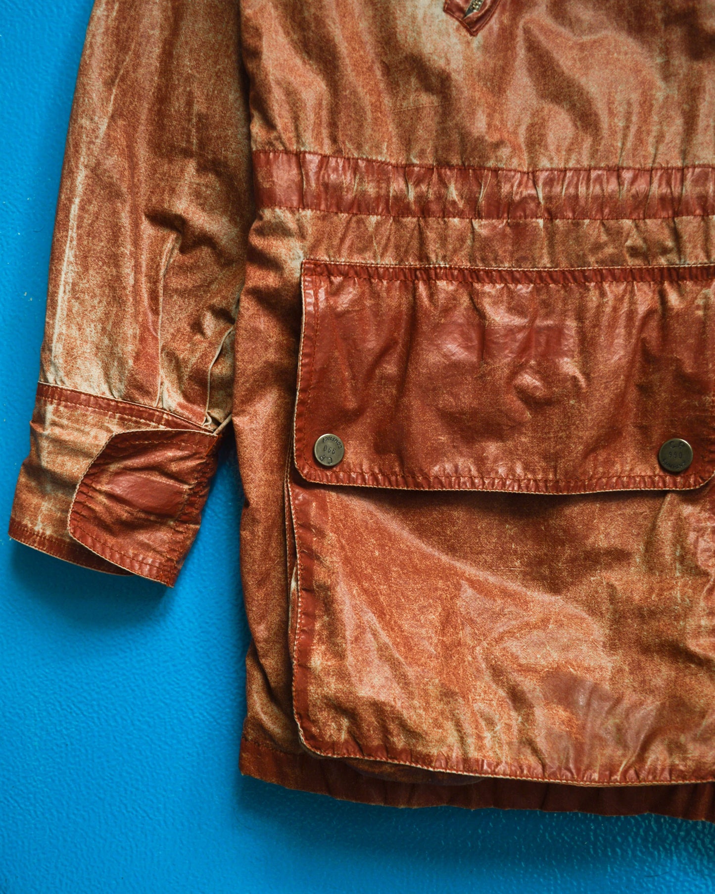 C.P. Company 1990 Ideas from Massimo Osti Weathered Material Processed Cargo Jacket with Internal Carry Straps (~XXL~)