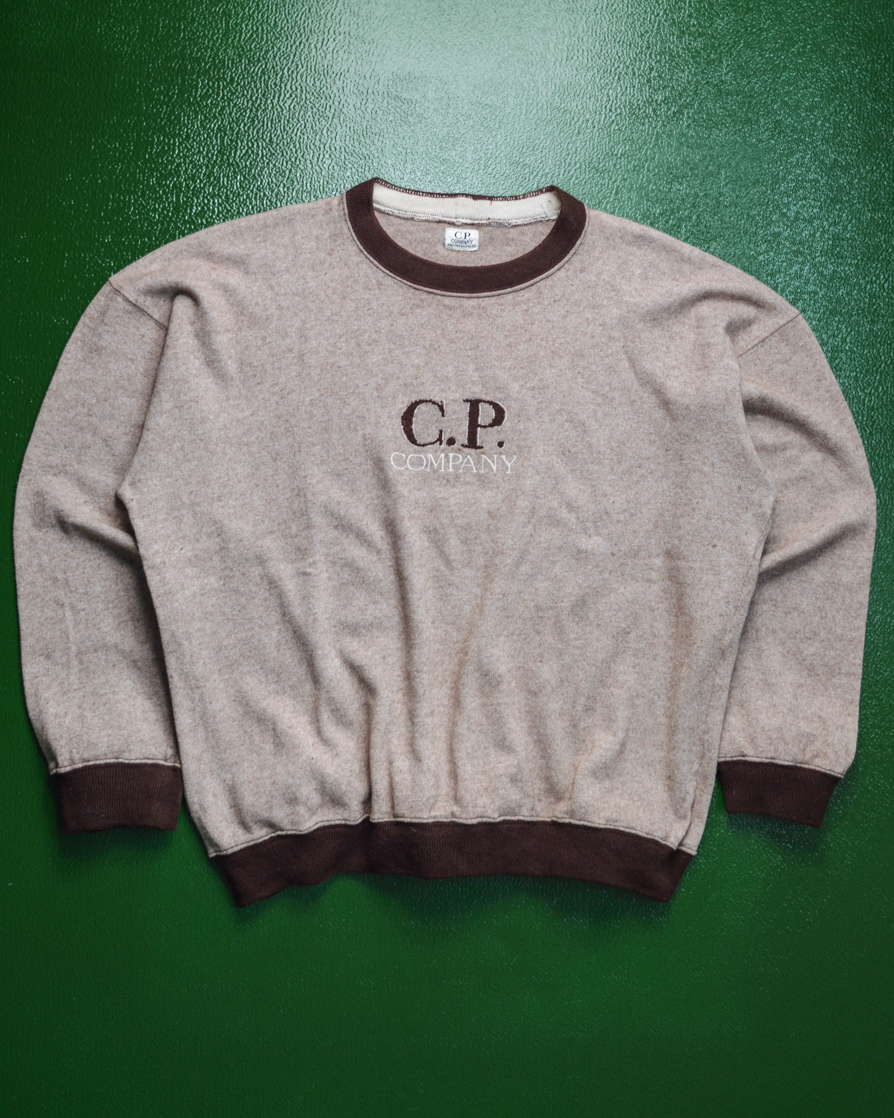 C.P Company Ideas From Massimo Osti Chenille Logo Jumper (M~L